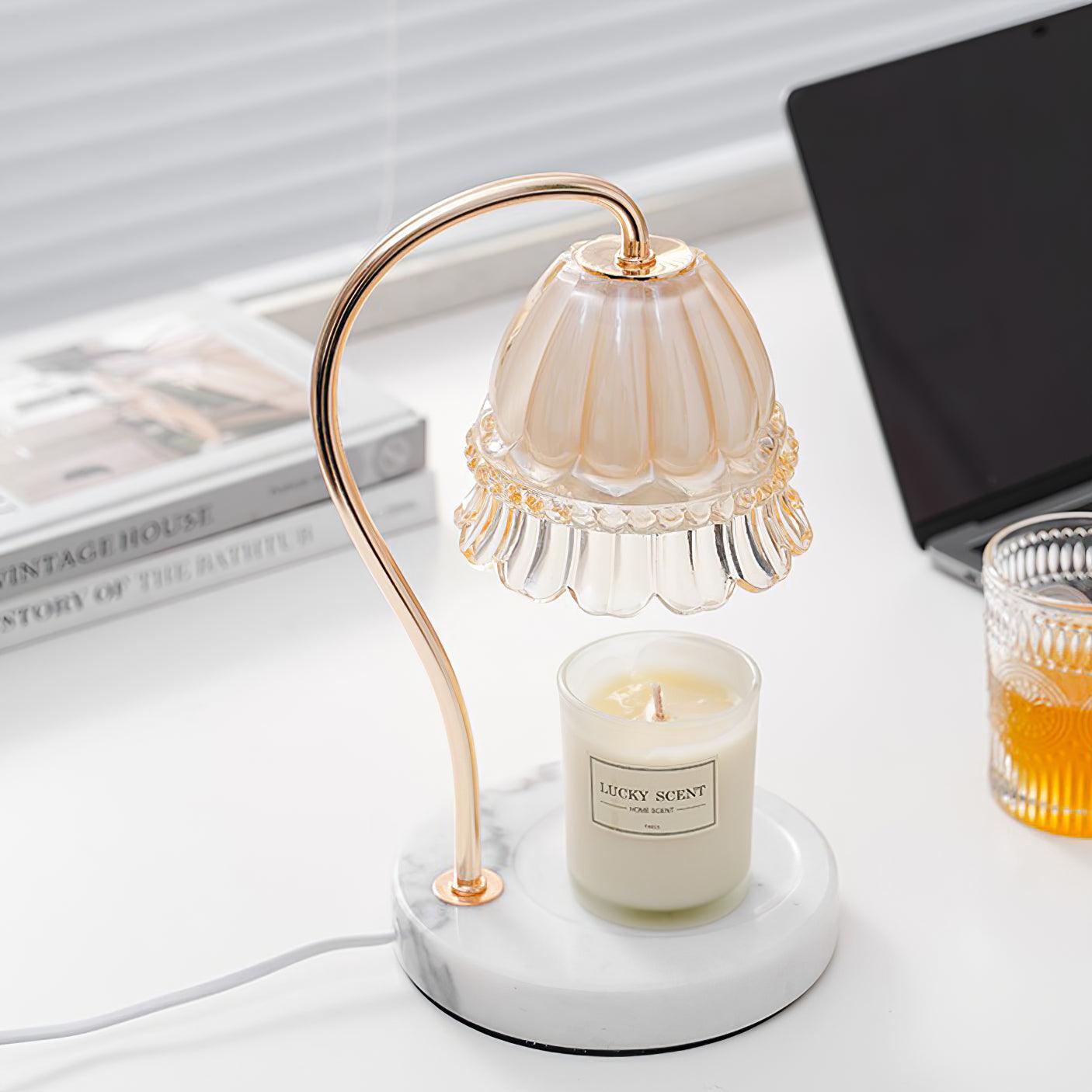 Daze Nordic Art Warmer Marble Table Lamp-Neutral Decor