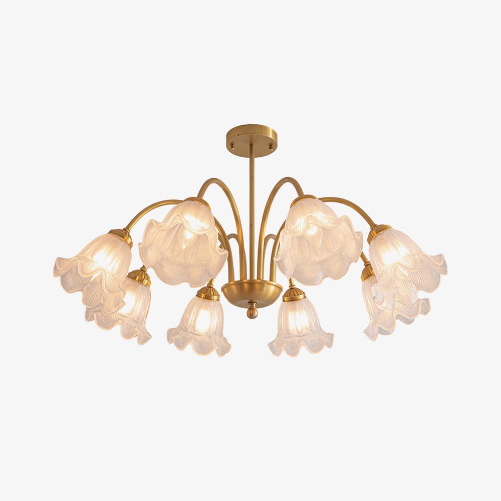 Dirixel Luxury Glass Chandelier-Neutral Decor