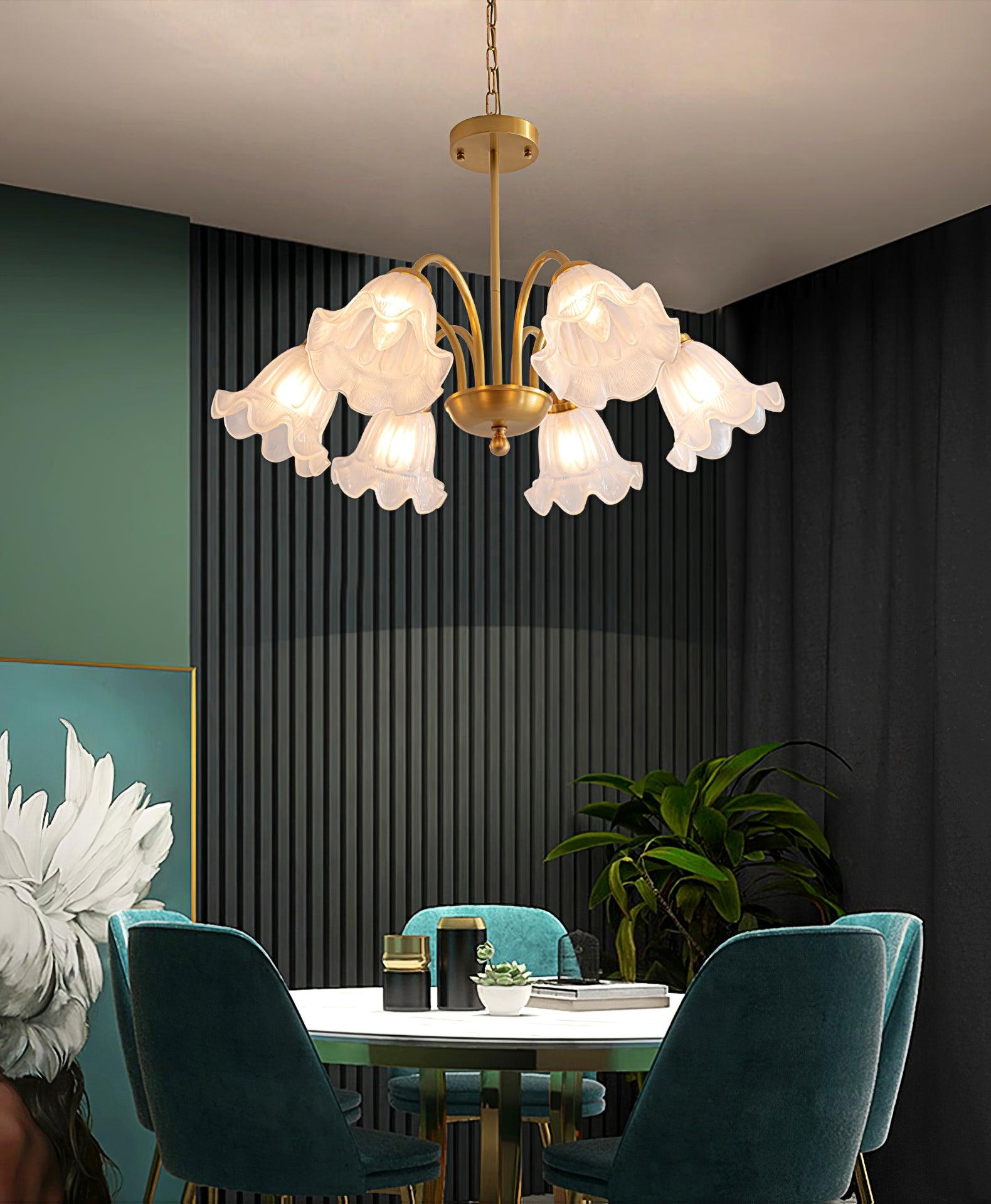Dirixel Luxury Glass Chandelier-Neutral Decor