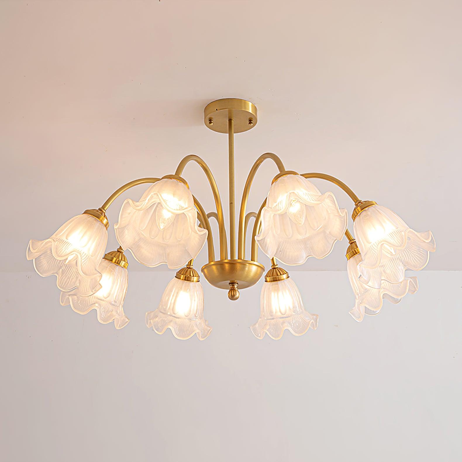 Dirixel Luxury Glass Chandelier-Neutral Decor
