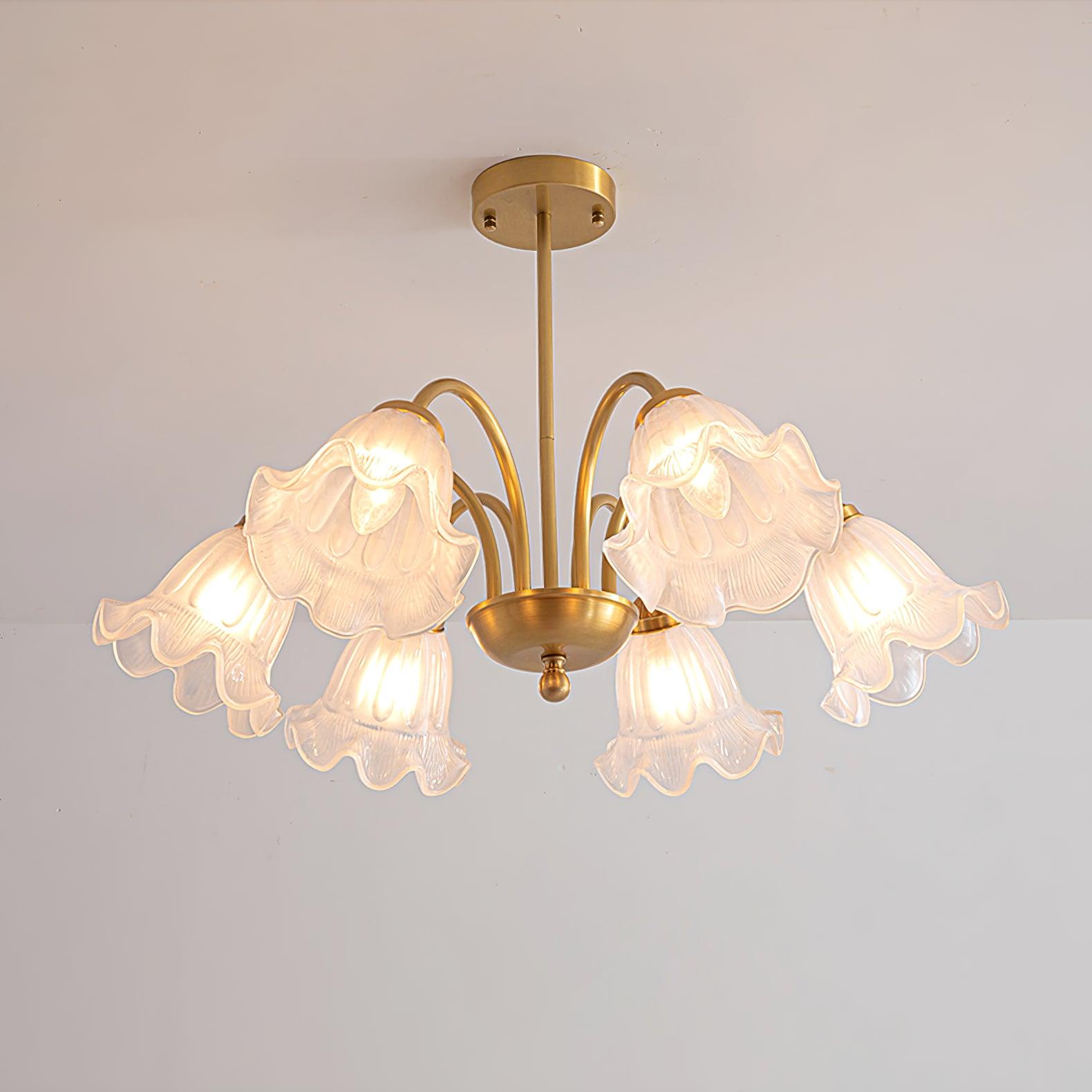 Dirixel Luxury Glass Chandelier-Neutral Decor