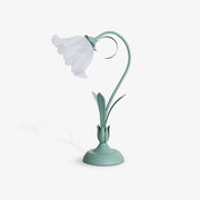 Zorien Acrylic Floral Table Lamp-Neutral Decor
