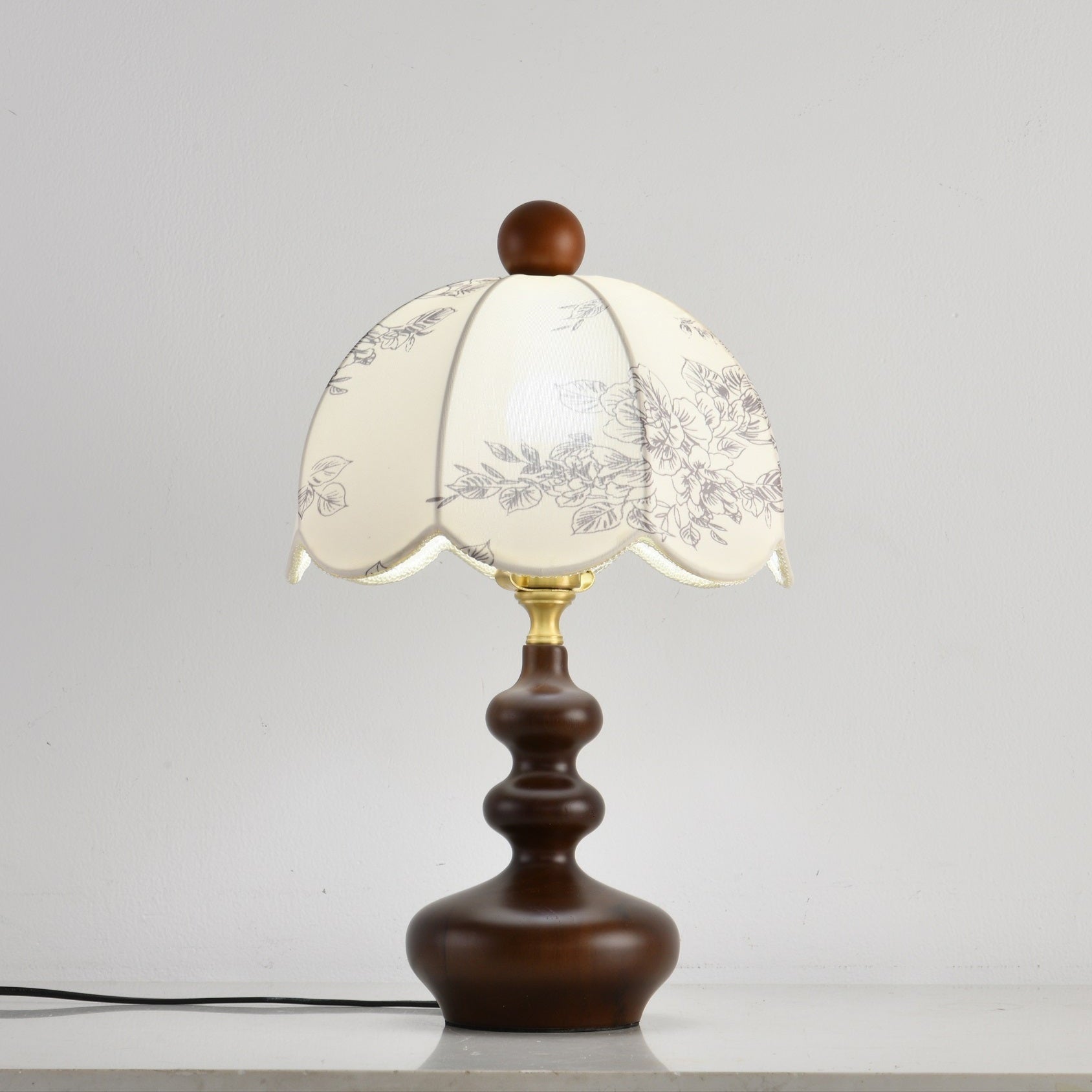 Clara Vintage Table Lamp-Neutral Decor