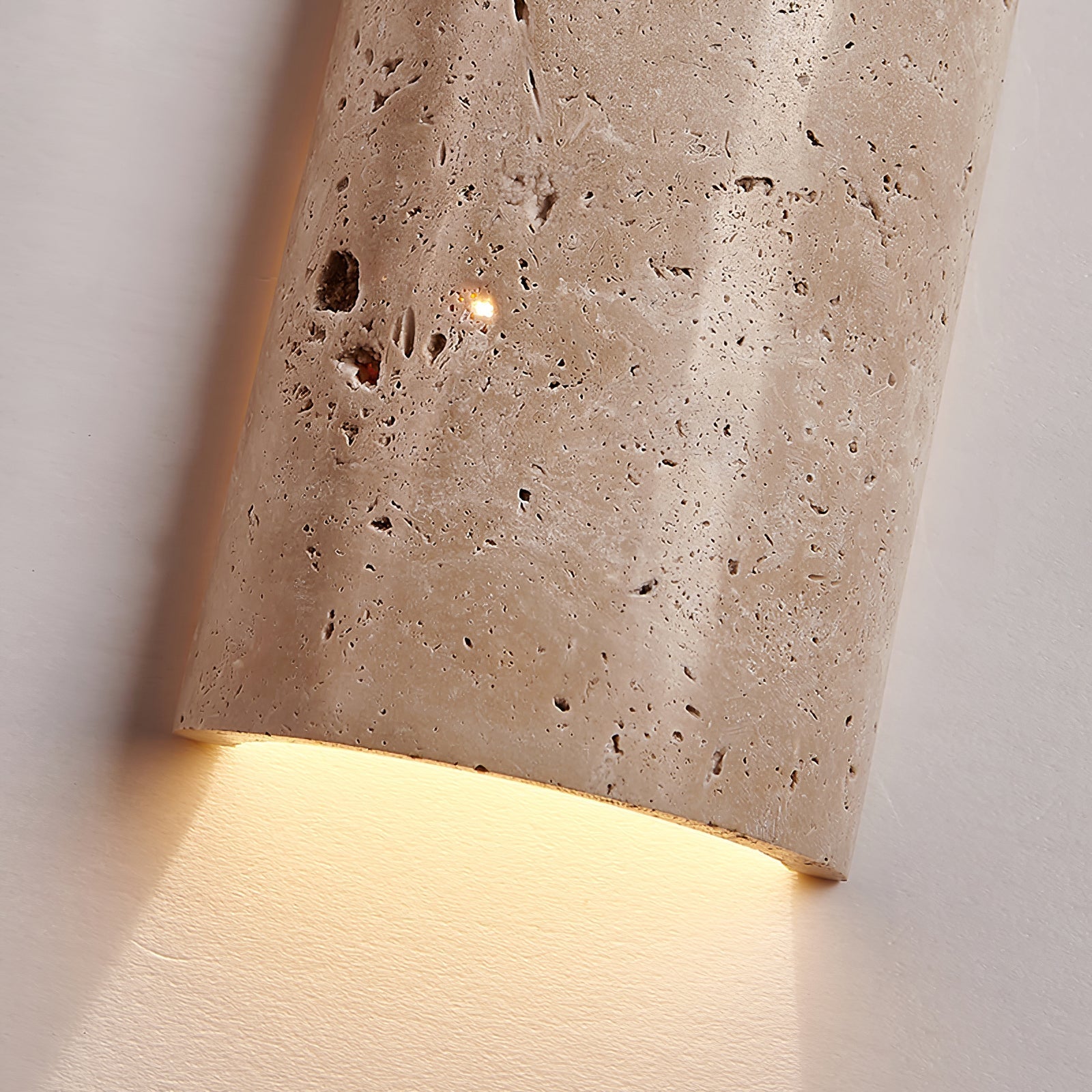 Olvenan Travertine Wall Light-Neutral Decor