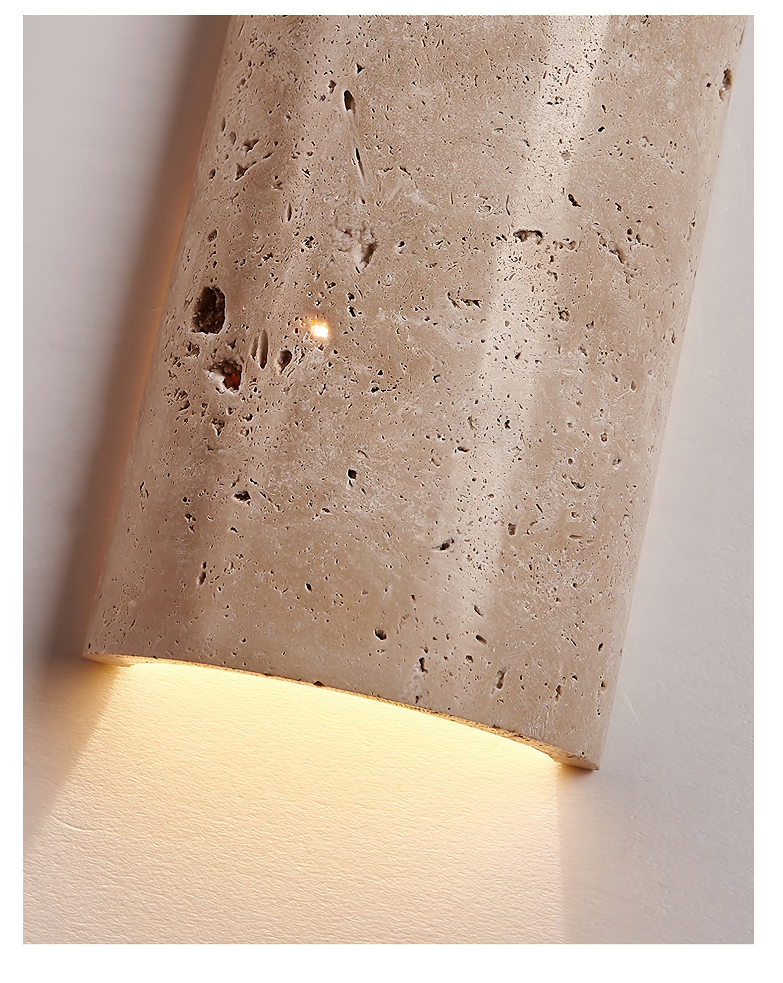 Olvenan Travertine Wall Light-Neutral Decor