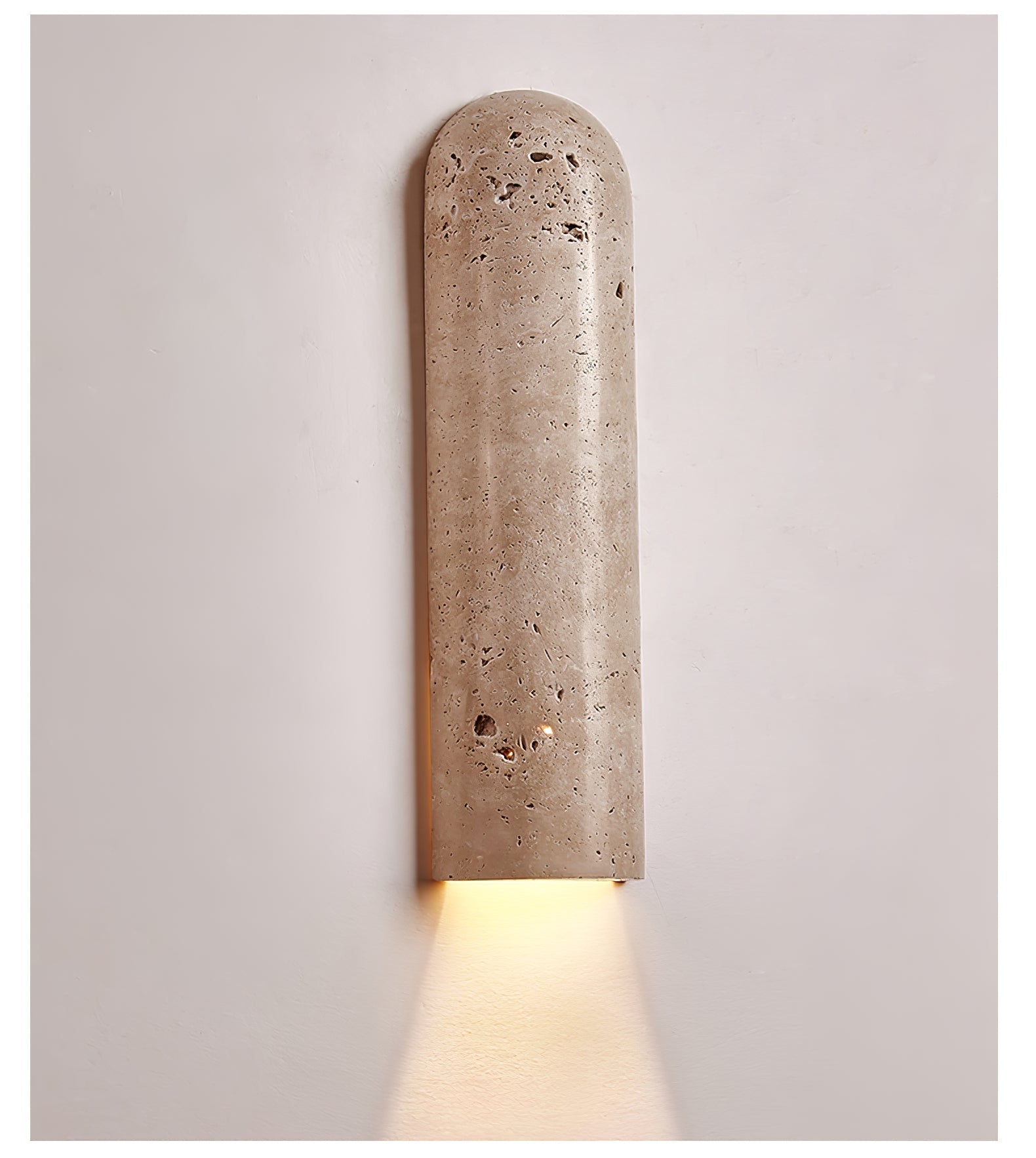 Olvenan Travertine Wall Light-Neutral Decor