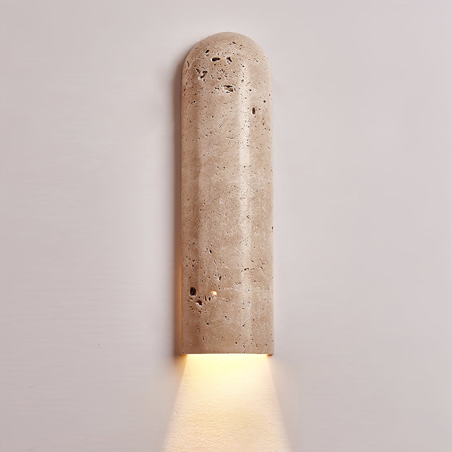 Olvenan Travertine Wall Light-Neutral Decor