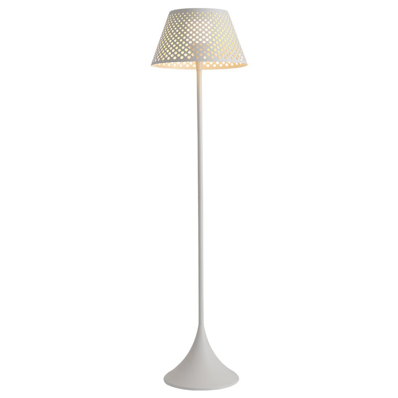 Callum Woven Solar Floor Lamp-Neutral Decor