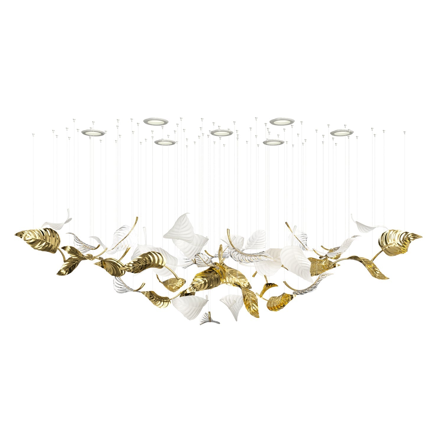Ornorel Luxurious Glass Pendant Light-Neutral Decor