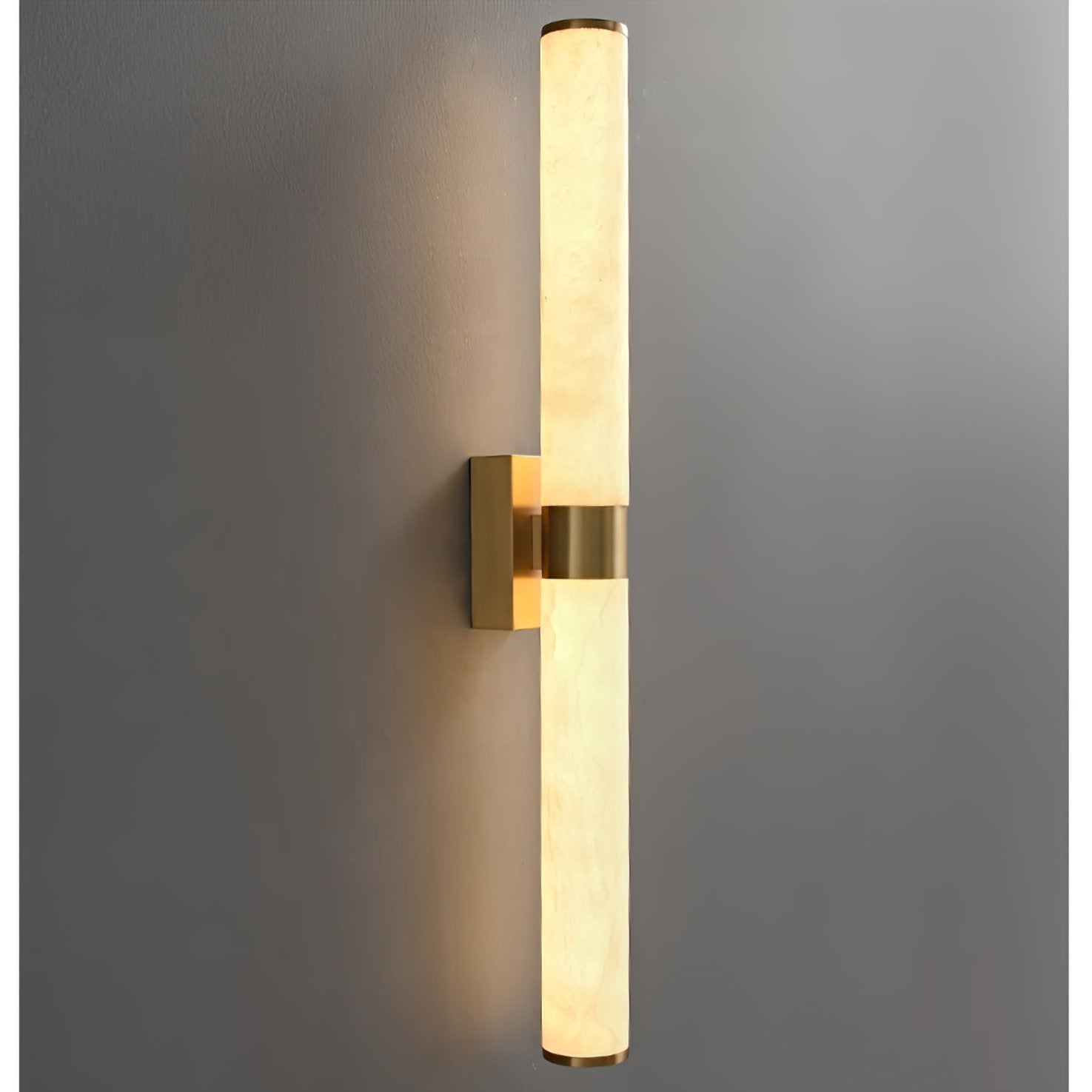 Olmirira Minimalist Alabaster Wall Lamp-Neutral Decor