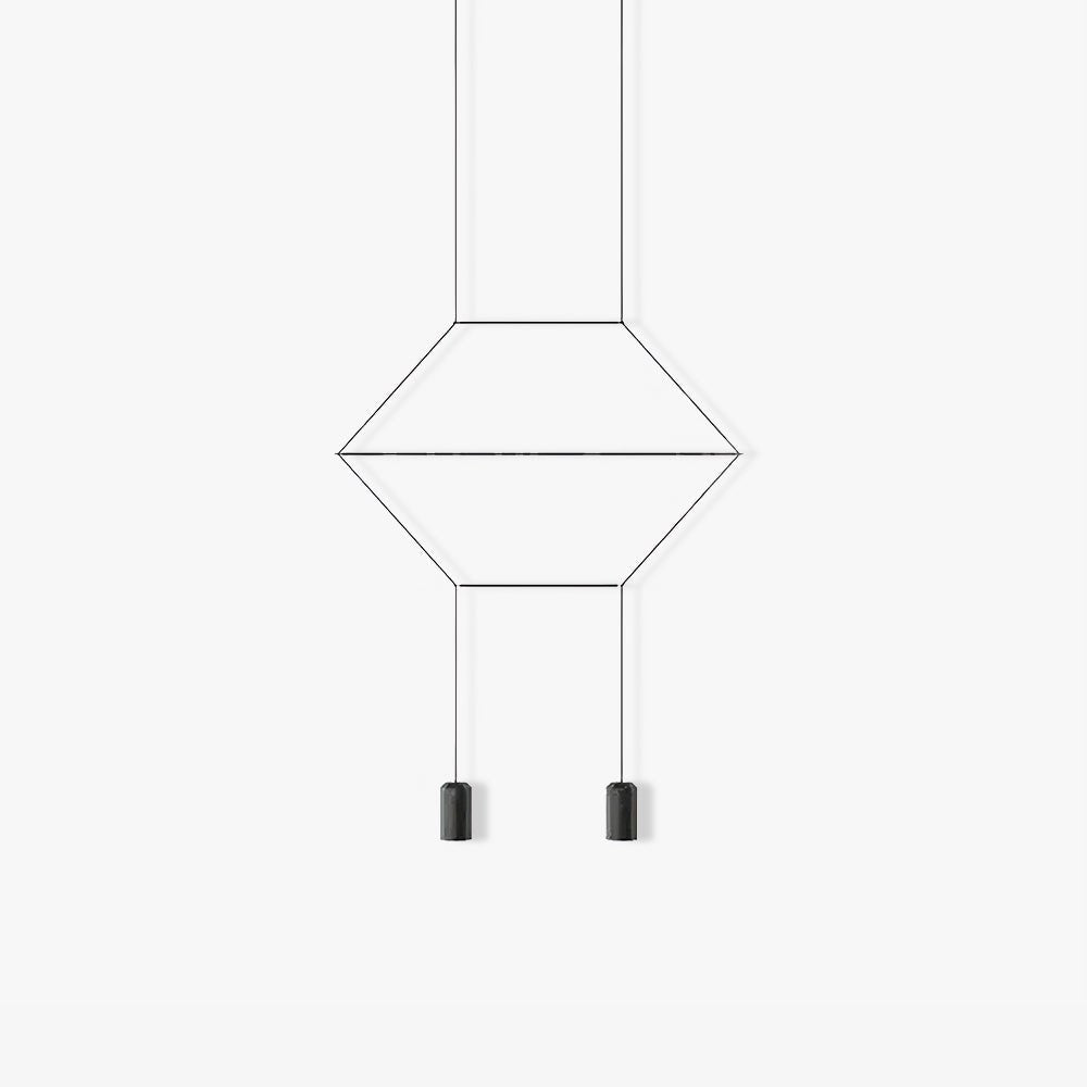 Lunarie Acrylic & Plastic Pendant Light-Neutral Decor