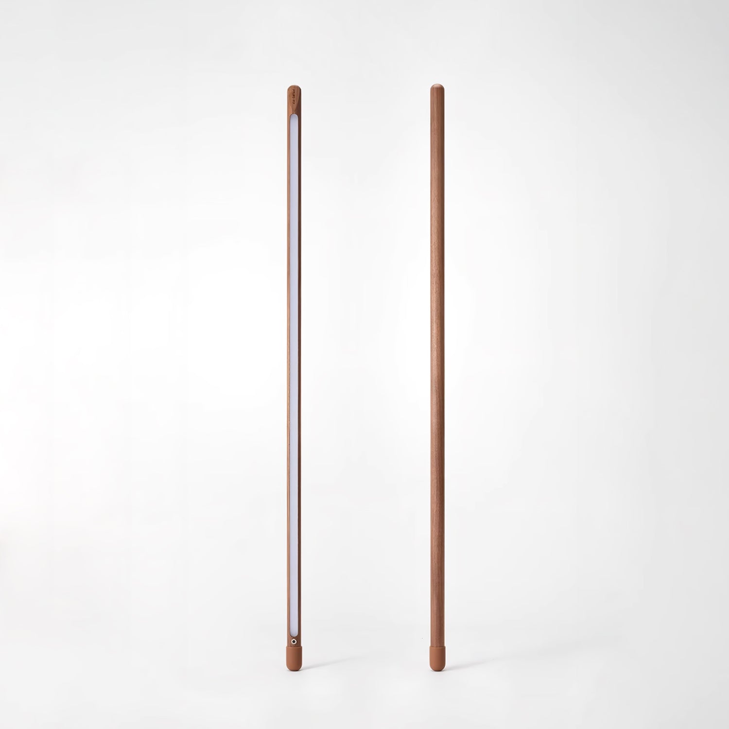 Echo Linear Modern Wood Floor Lamp-Neutral Decor