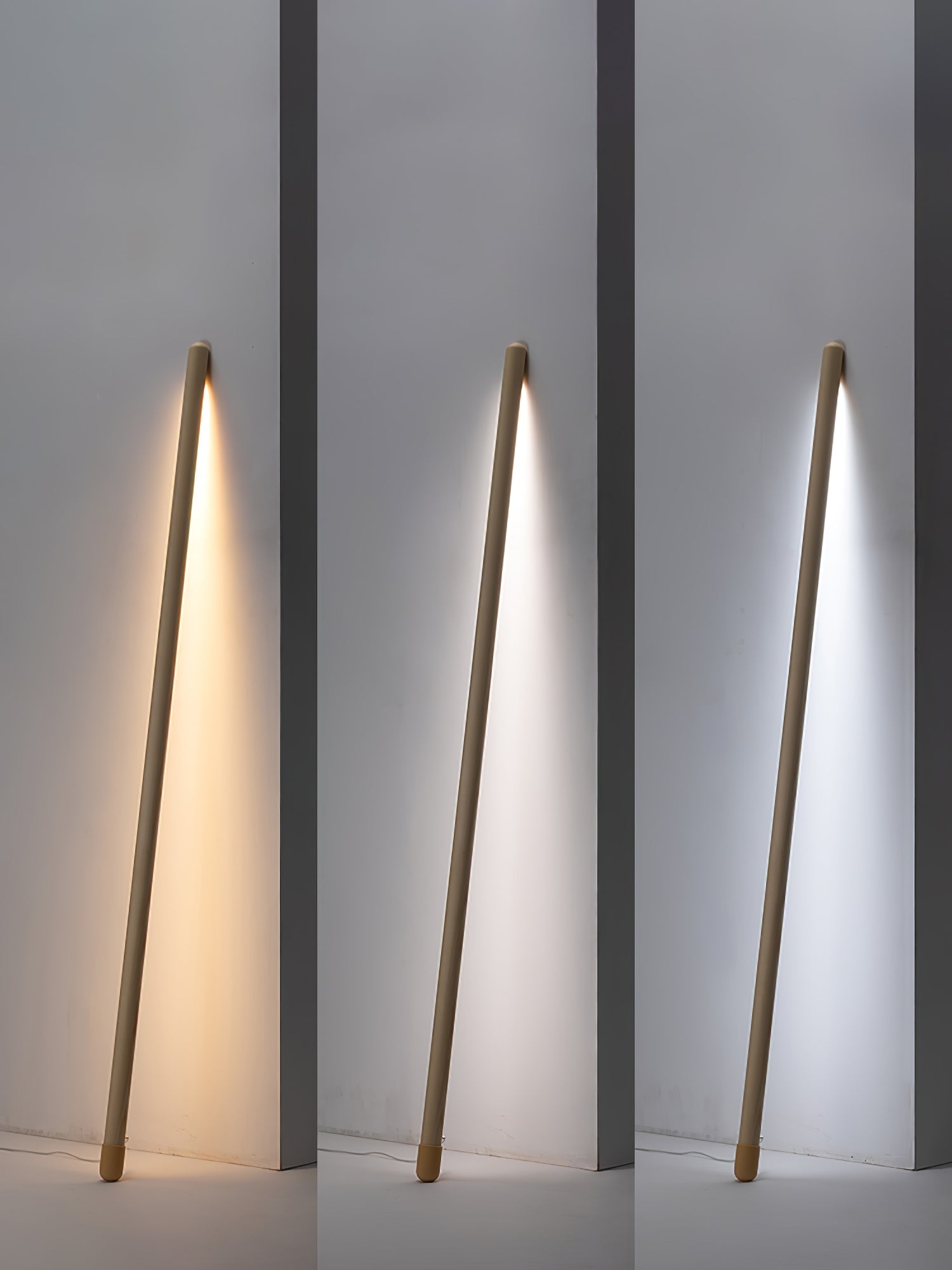 Echo Linear Modern Wood Floor Lamp-Neutral Decor