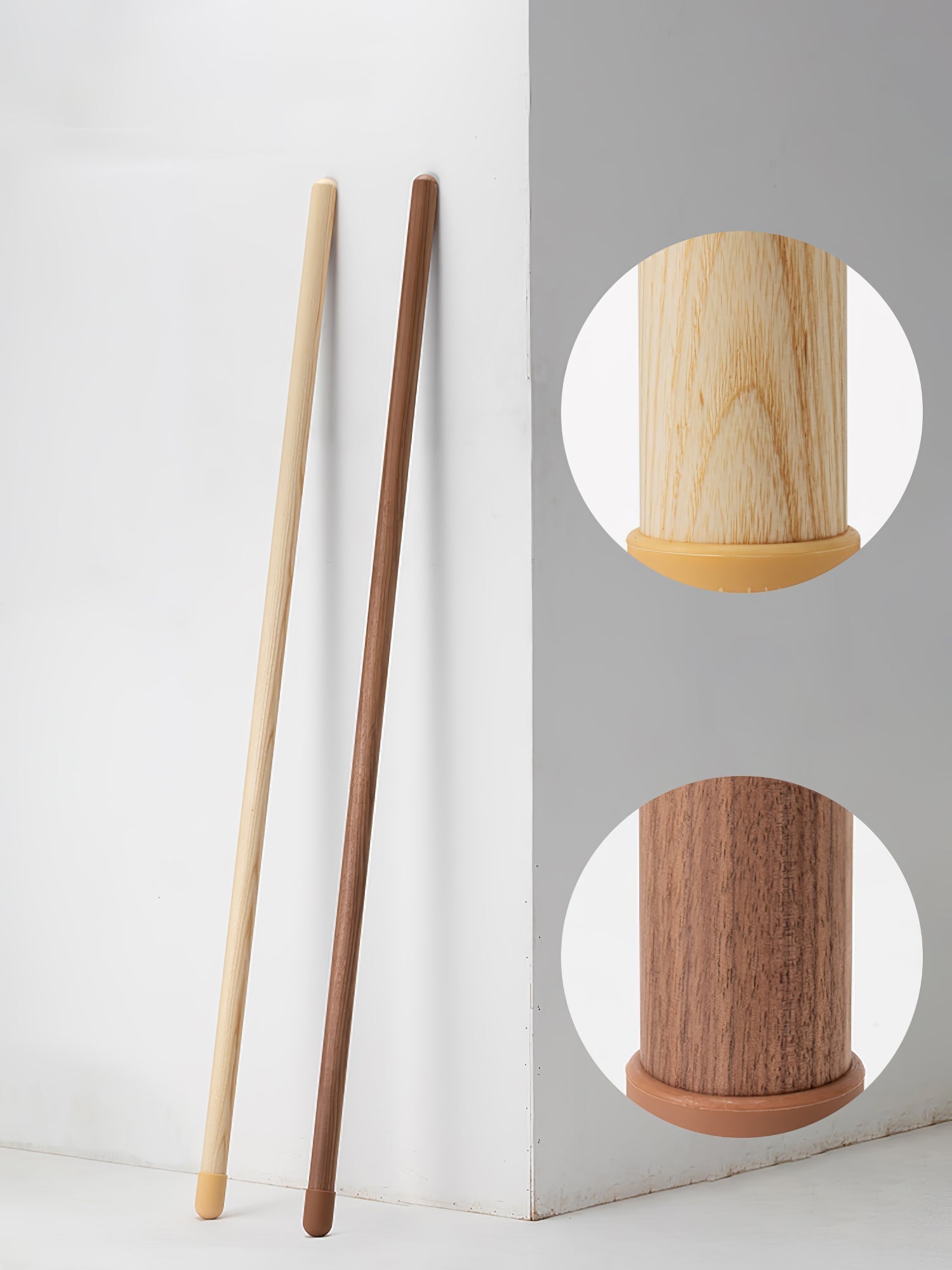 Echo Linear Modern Wood Floor Lamp-Neutral Decor