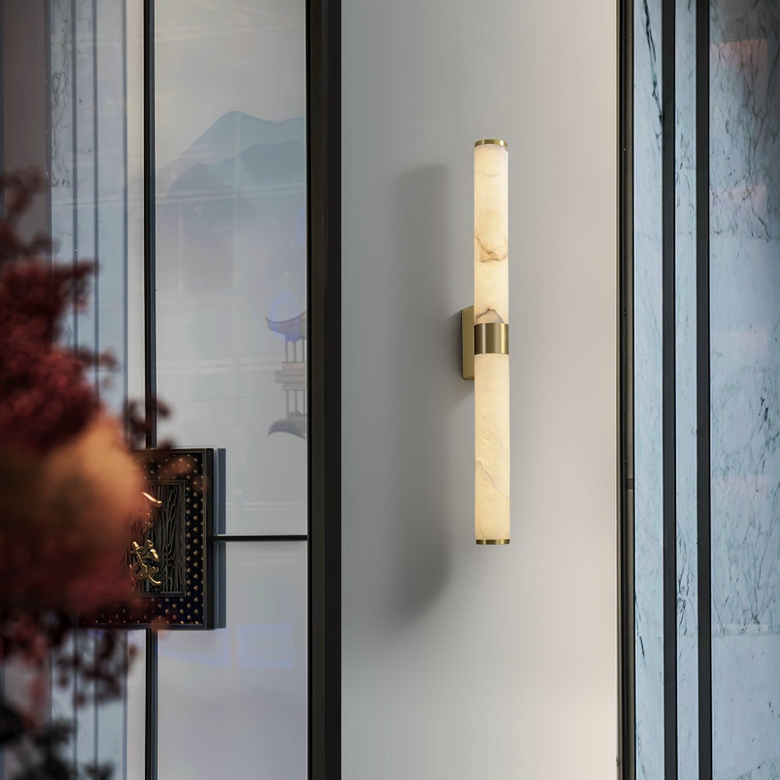 Olmirira Minimalist Alabaster Wall Lamp-Neutral Decor