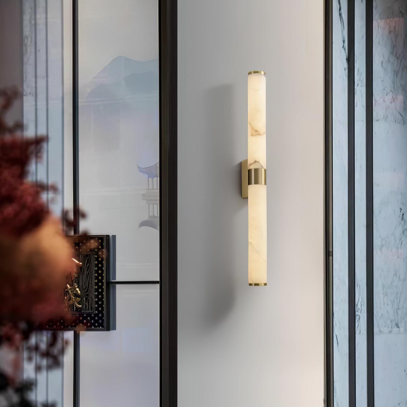 Olmirira Minimalist Alabaster Wall Lamp-Neutral Decor