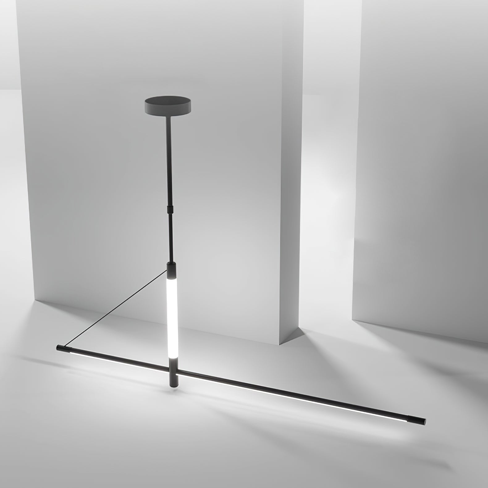 Araeyra Modern Minimalist Linear Axis Pendant Light-Neutral Decor