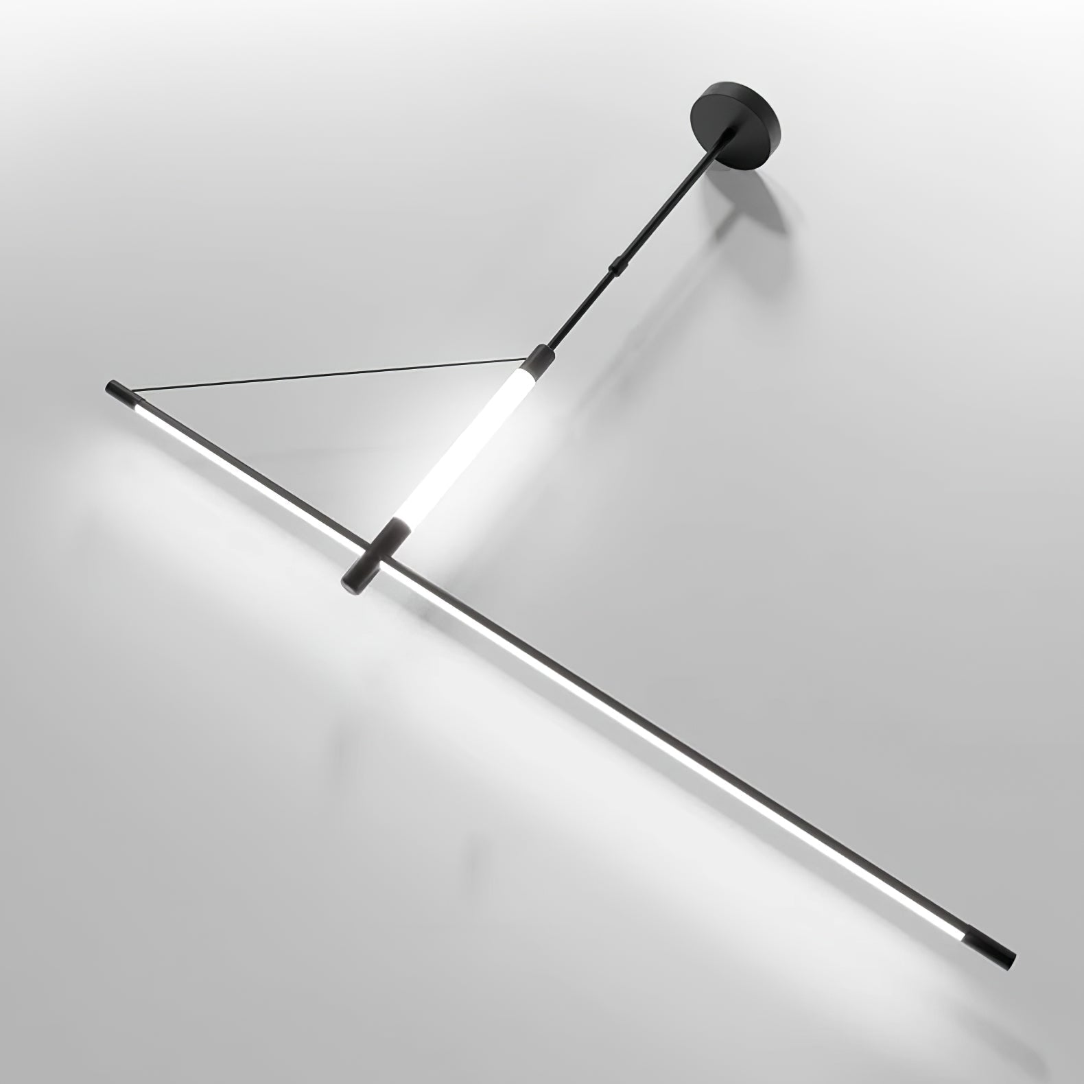 Araeyra Modern Minimalist Linear Axis Pendant Light-Neutral Decor