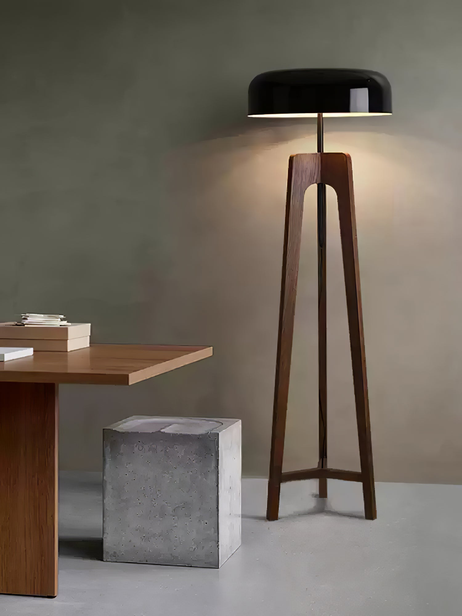 Kovain Wood Minimalist Floor Lamp-Neutral Decor