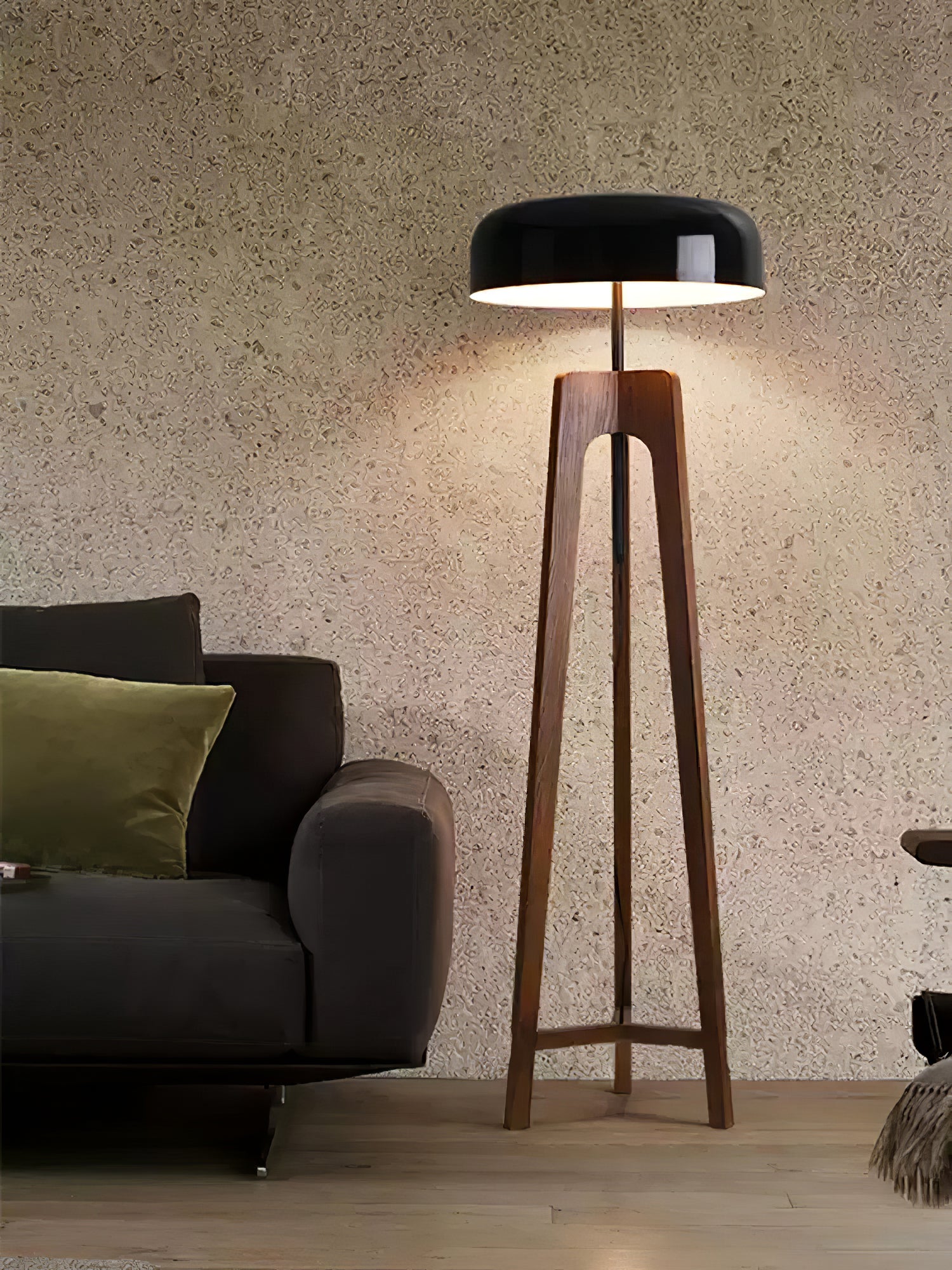 Kovain Wood Minimalist Floor Lamp-Neutral Decor