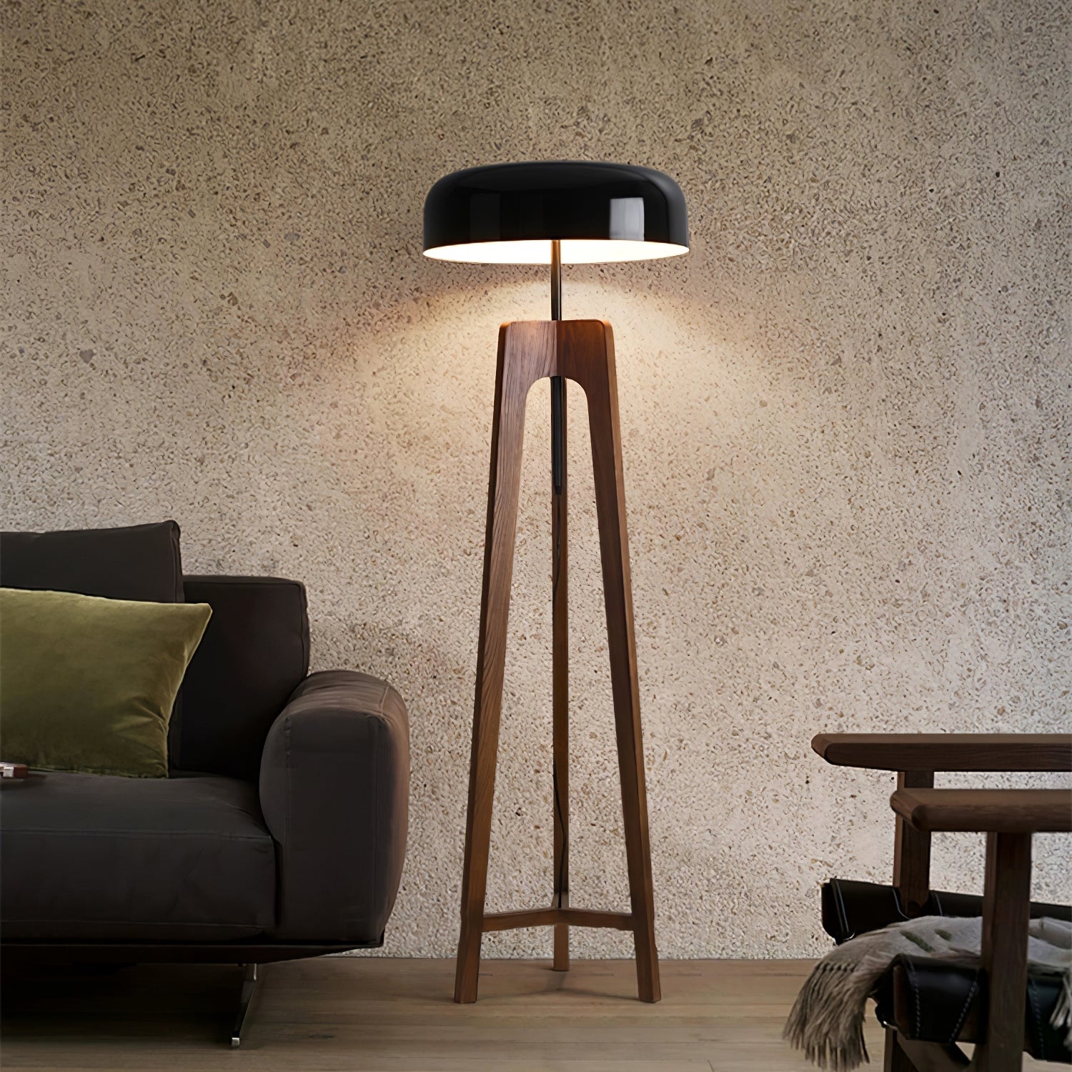 Kovain Wood Minimalist Floor Lamp-Neutral Decor