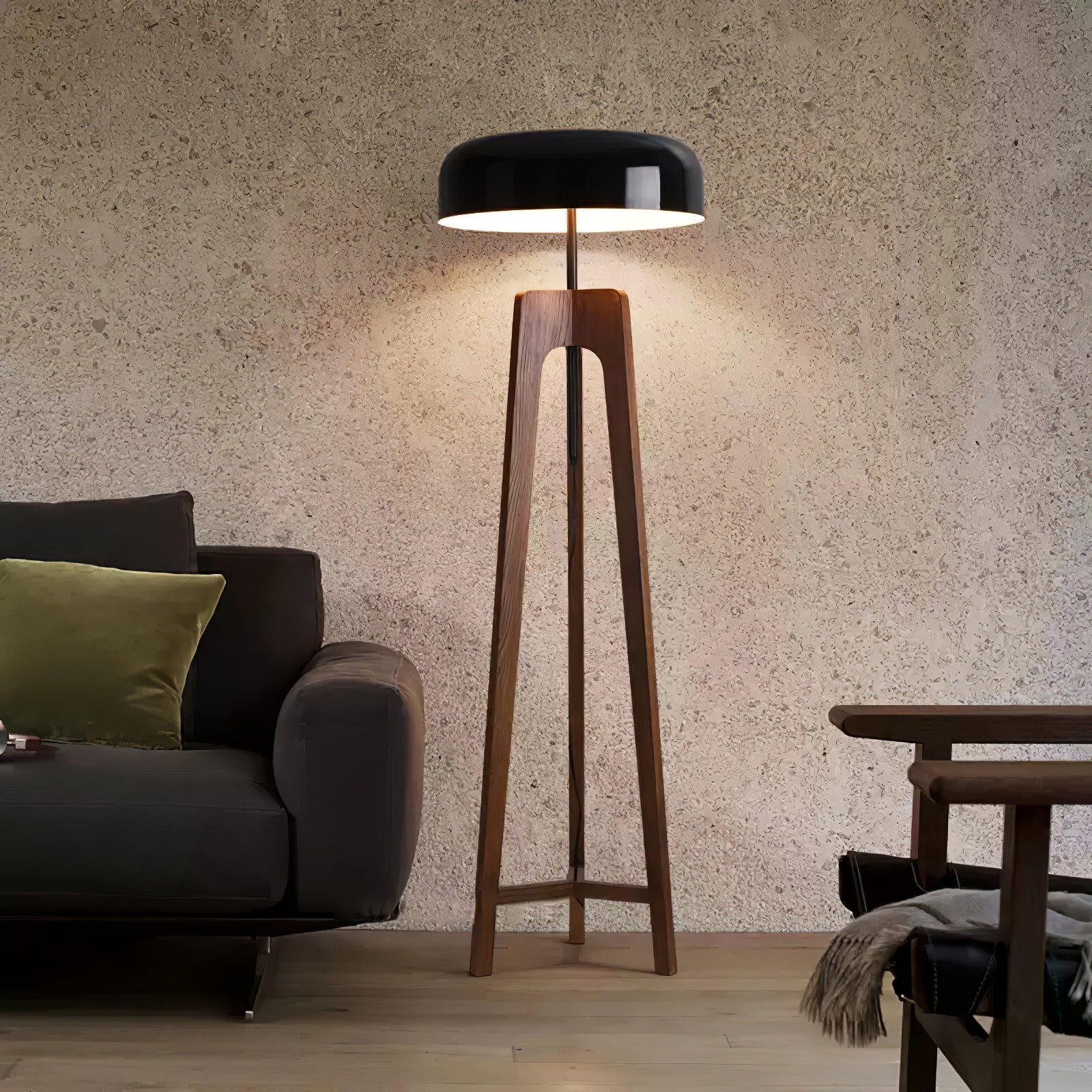 Kovain Wood Minimalist Floor Lamp-Neutral Decor