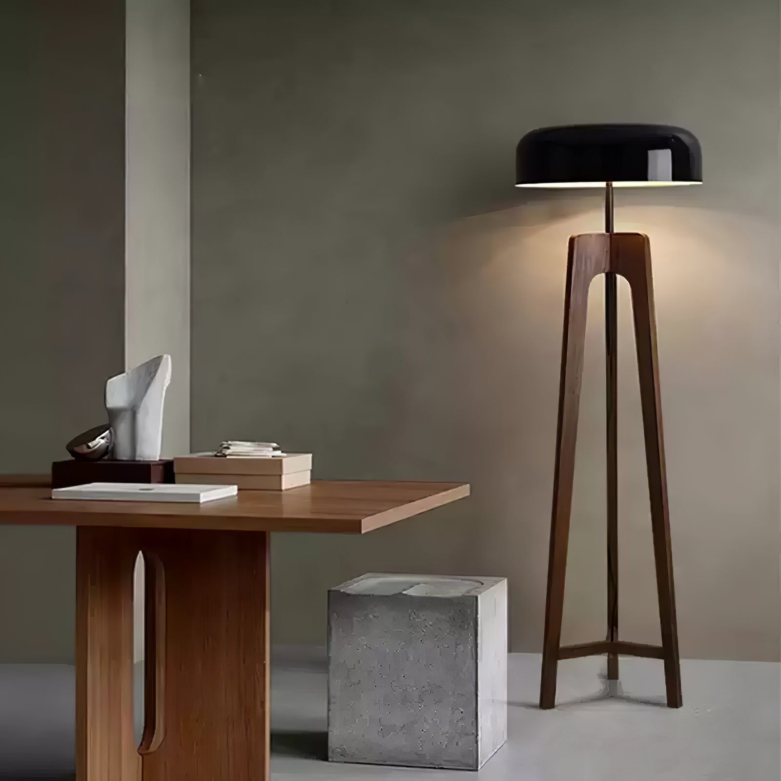 Kovain Wood Minimalist Floor Lamp-Neutral Decor