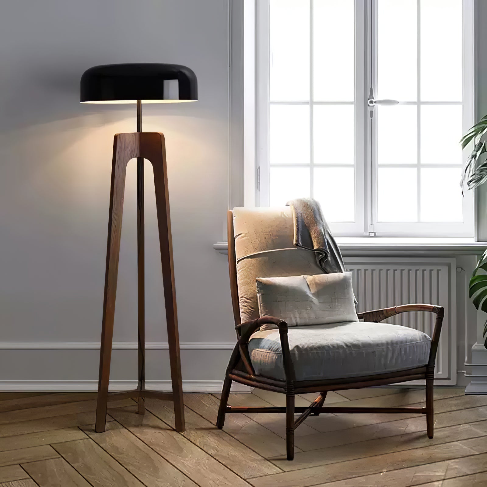 Kovain Wood Minimalist Floor Lamp-Neutral Decor