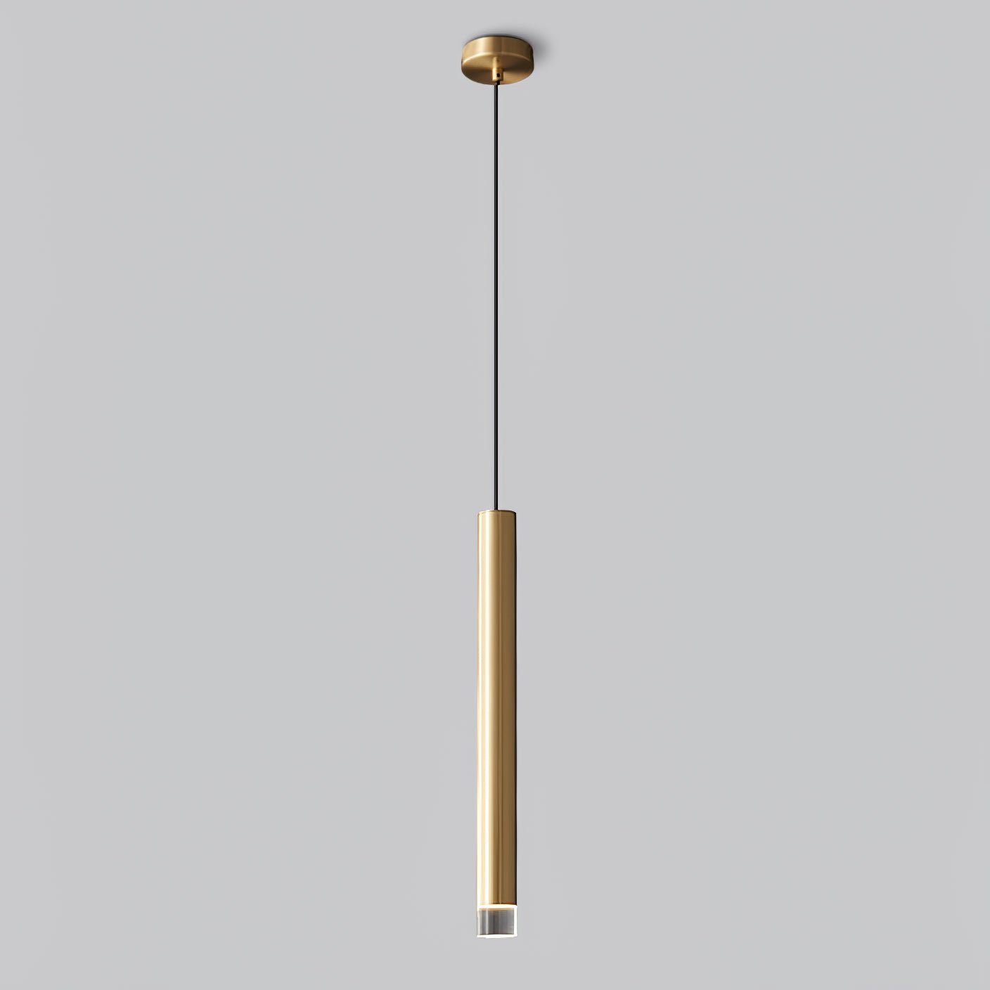Cetheel Modern Minimalist Brass Plastic Pendant Light-Neutral Decor