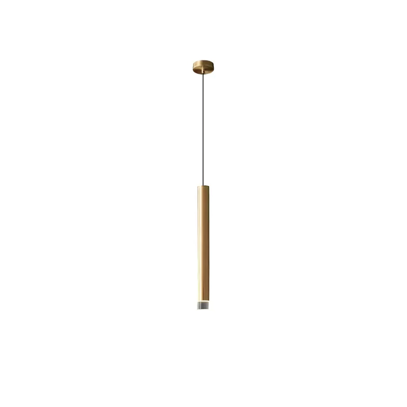 Cetheel Modern Minimalist Brass Plastic Pendant Light-Neutral Decor