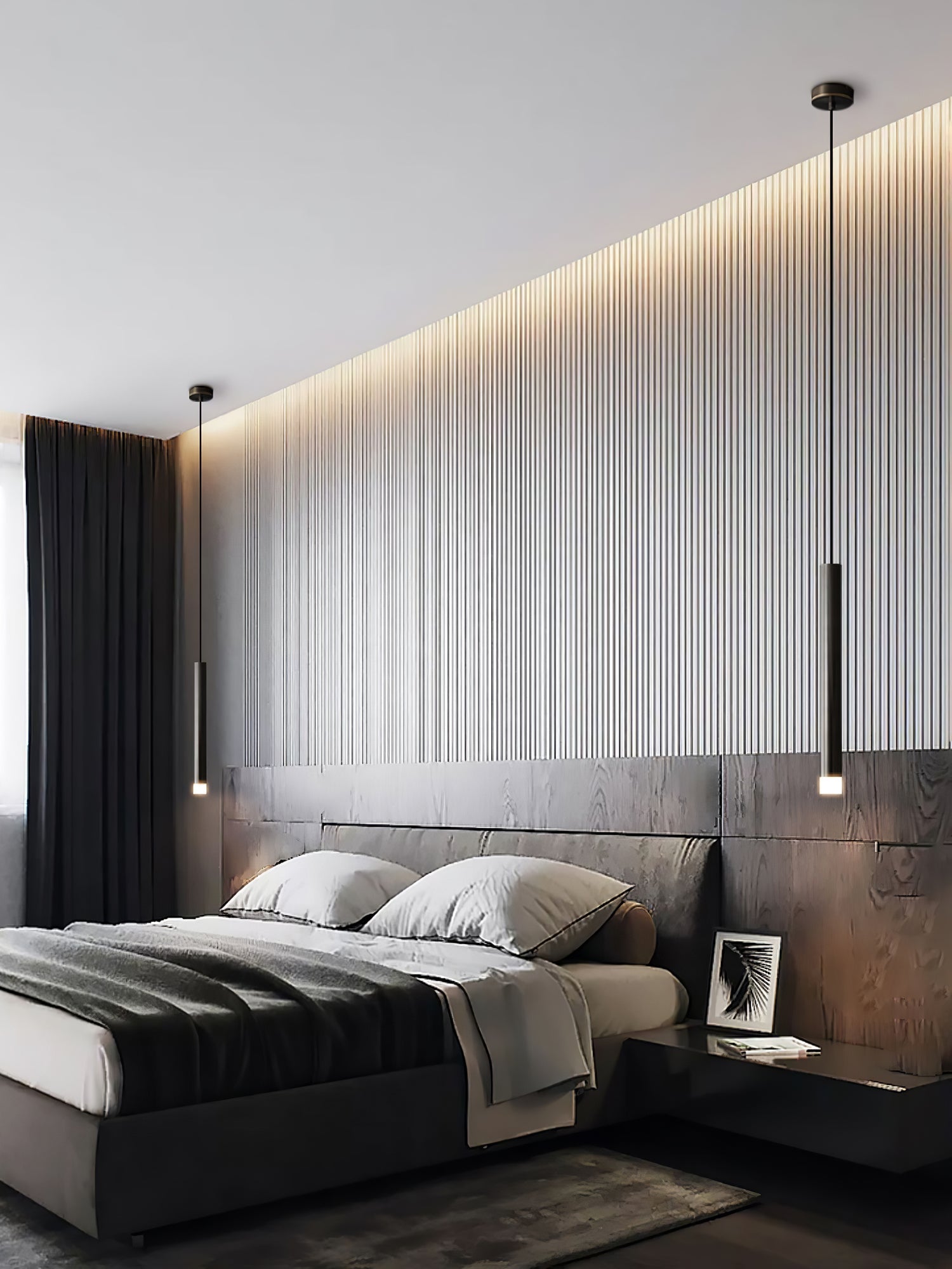 Cetheel Modern Minimalist Brass Plastic Pendant Light-Neutral Decor