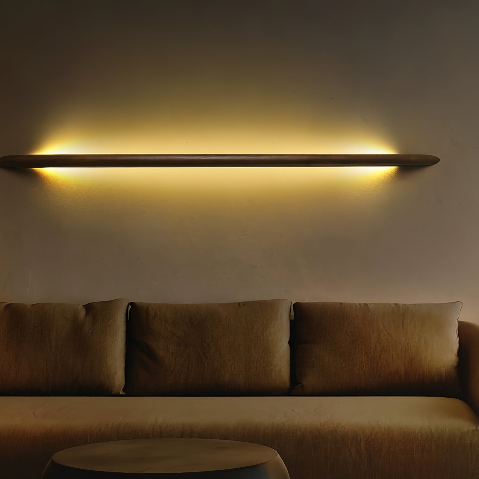 Evvinos Modern Minimalist Linear Wood Wall Light-Neutral Decor