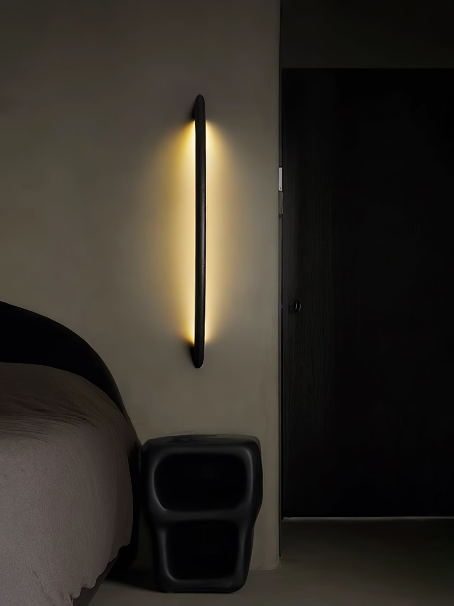 Evvinos Modern Minimalist Linear Wood Wall Light-Neutral Decor