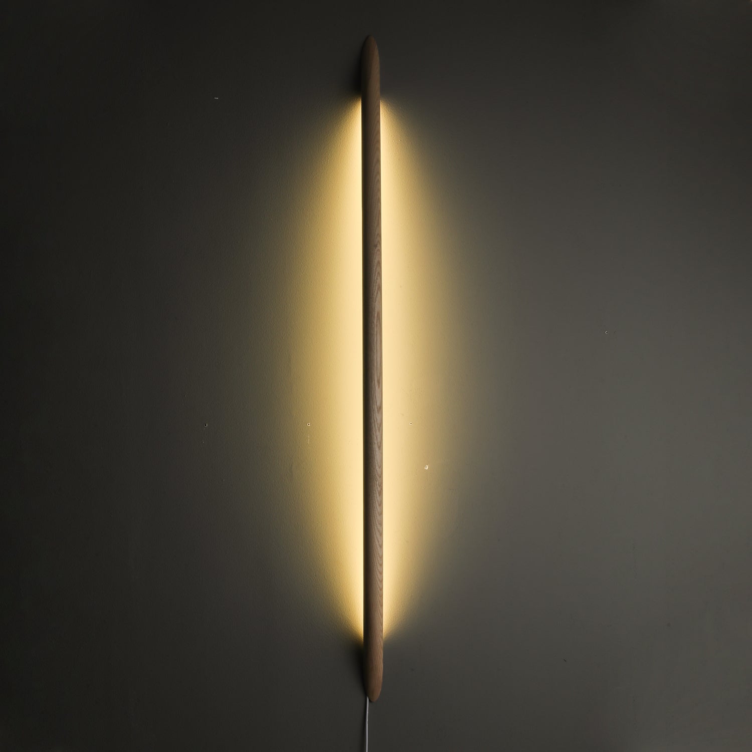 Evvinos Modern Minimalist Linear Wood Wall Light-Neutral Decor