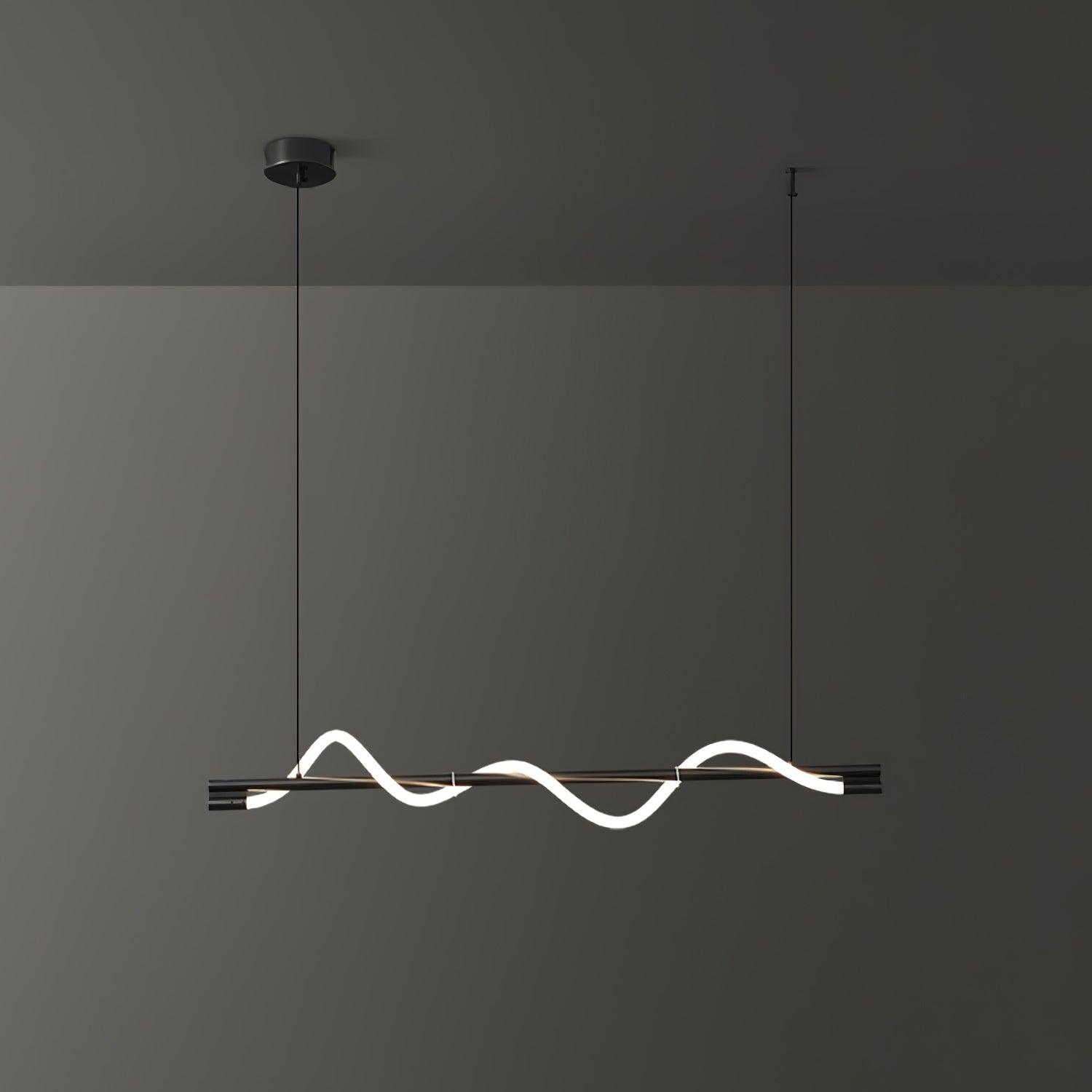 Pulse Minimalist Brass Pendant Lamp-Neutral Decor
