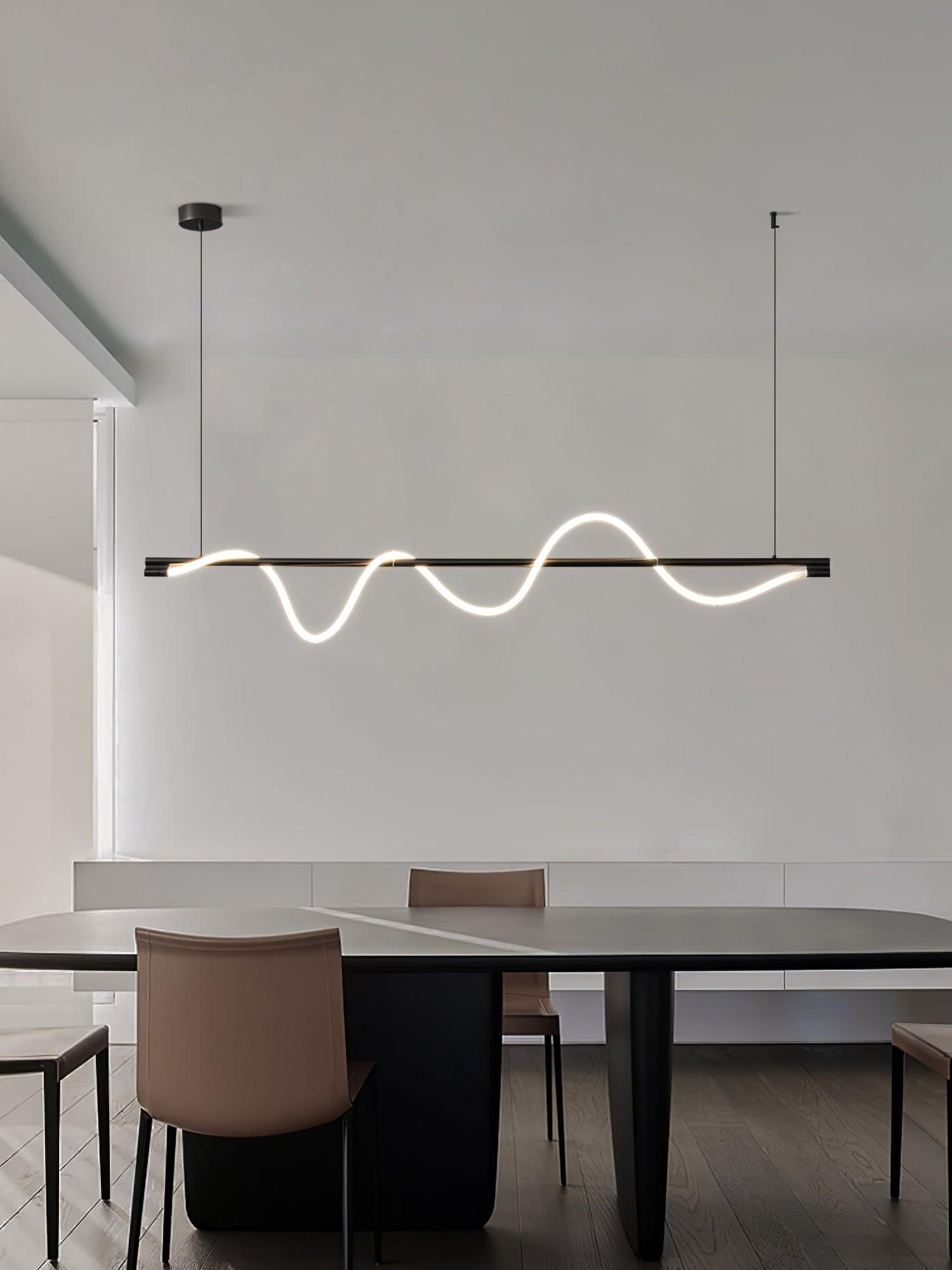 Pulse Minimalist Brass Pendant Lamp-Neutral Decor