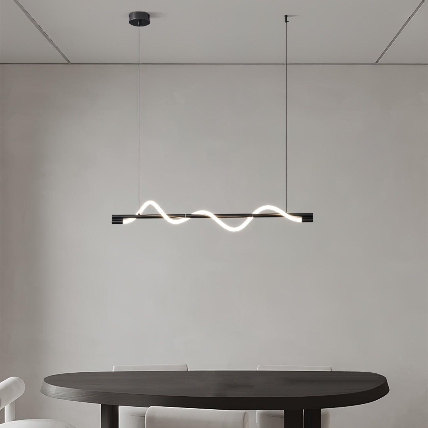Pulse Minimalist Brass Pendant Lamp-Neutral Decor