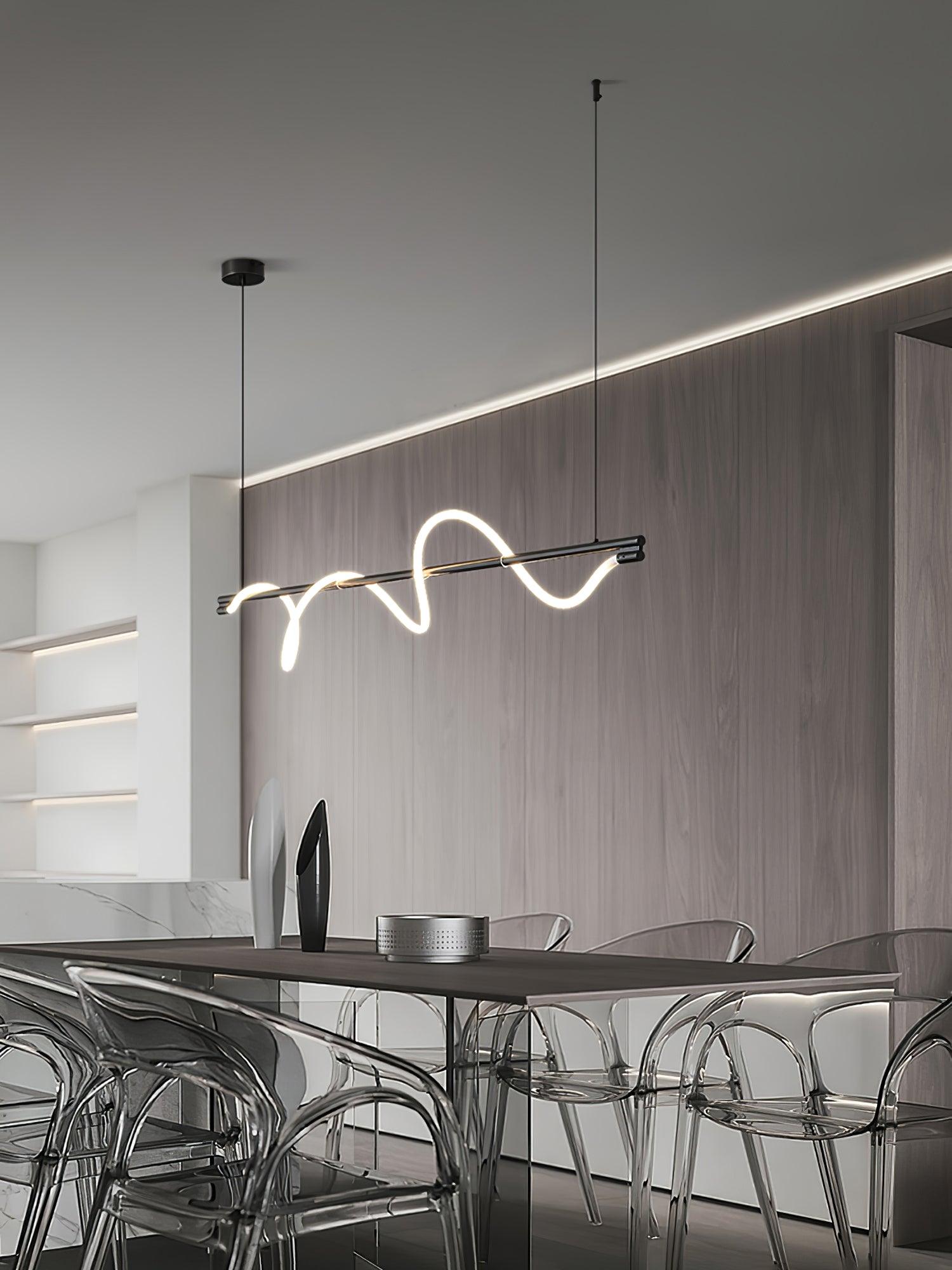 Pulse Minimalist Brass Pendant Lamp-Neutral Decor