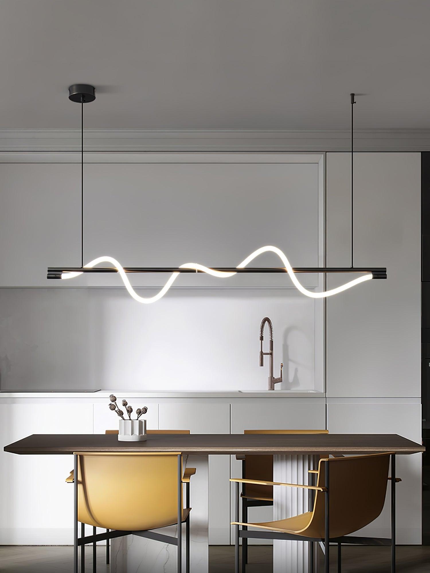 Pulse Minimalist Brass Pendant Lamp-Neutral Decor