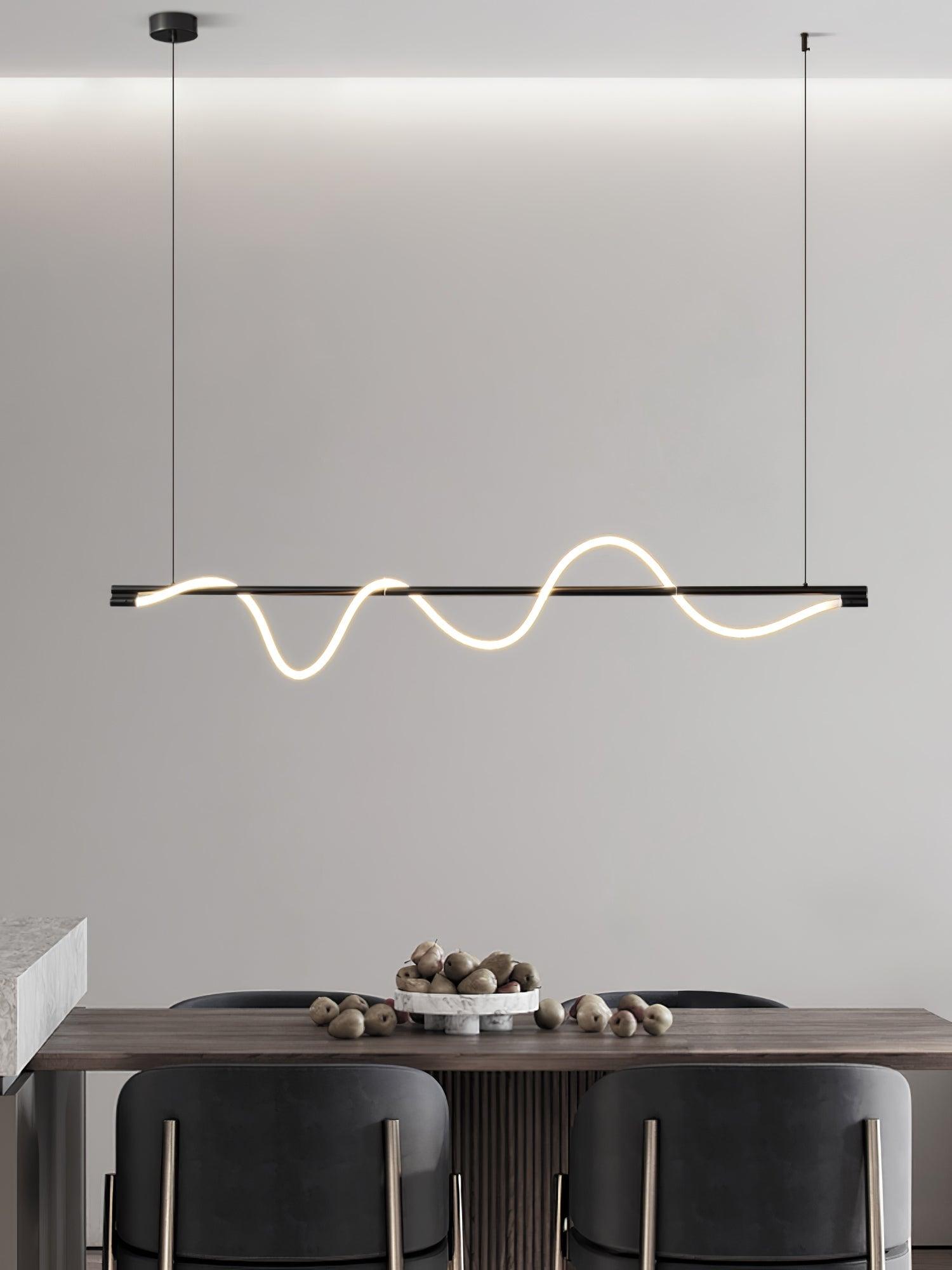 Pulse Minimalist Brass Pendant Lamp-Neutral Decor