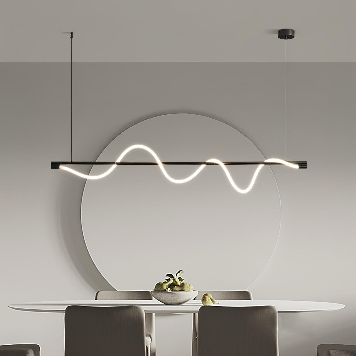 Pulse Minimalist Brass Pendant Lamp-Neutral Decor