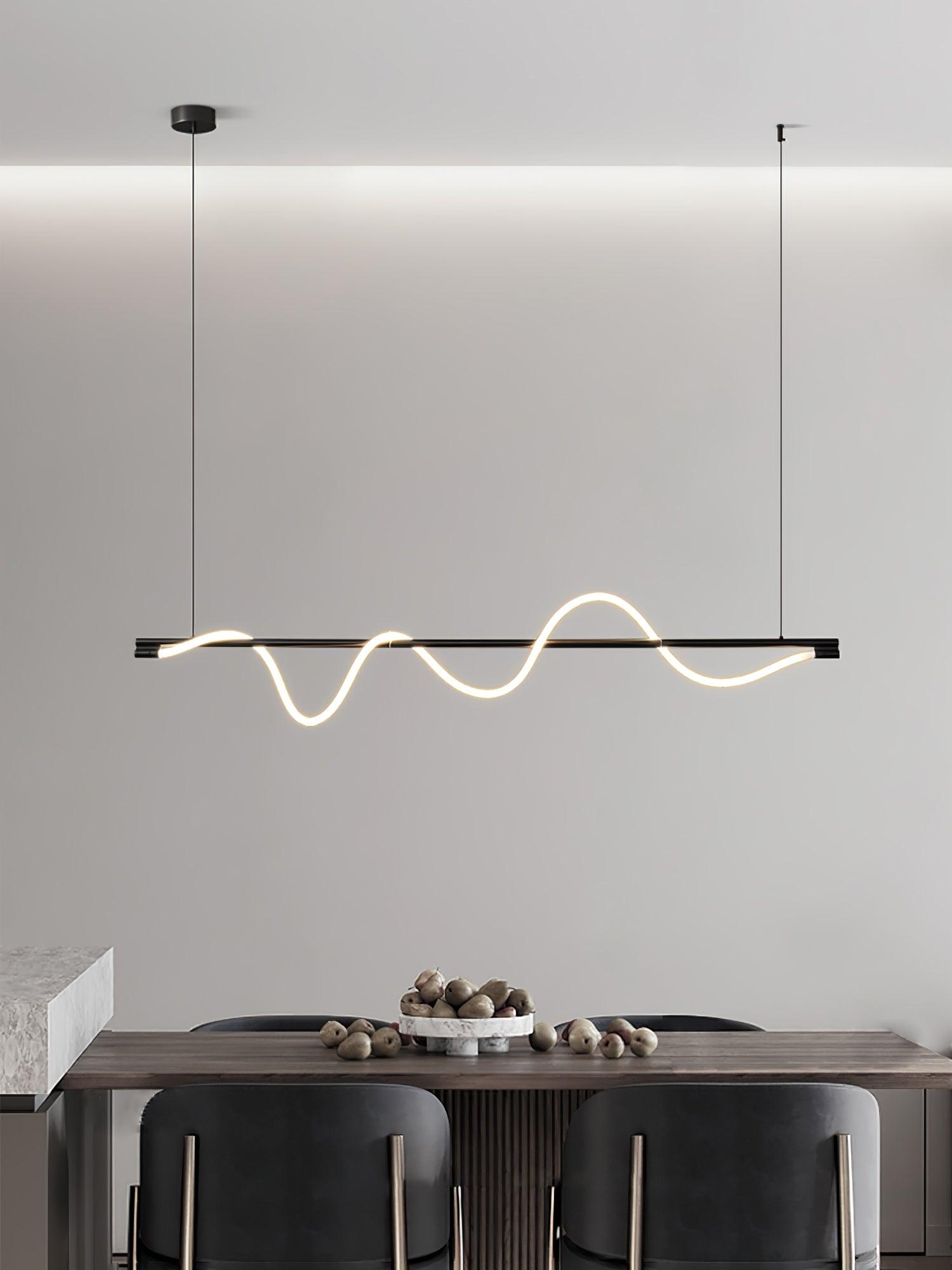 Pulse Minimalist Brass Pendant Lamp-Neutral Decor