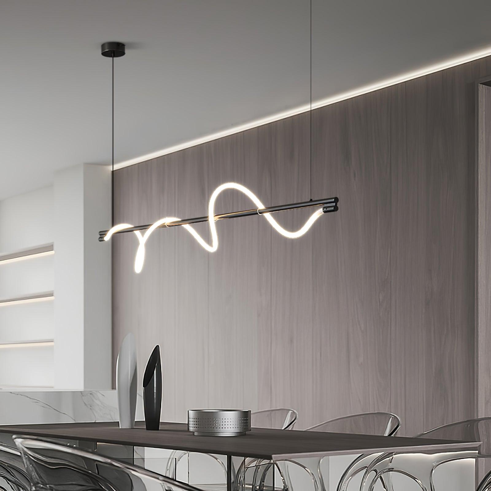 Pulse Minimalist Brass Pendant Lamp-Neutral Decor