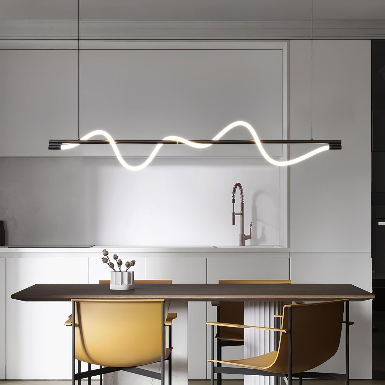 Pulse Minimalist Brass Pendant Lamp-Neutral Decor
