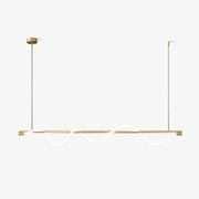 Pulse Minimalist Brass Pendant Lamp-Neutral Decor