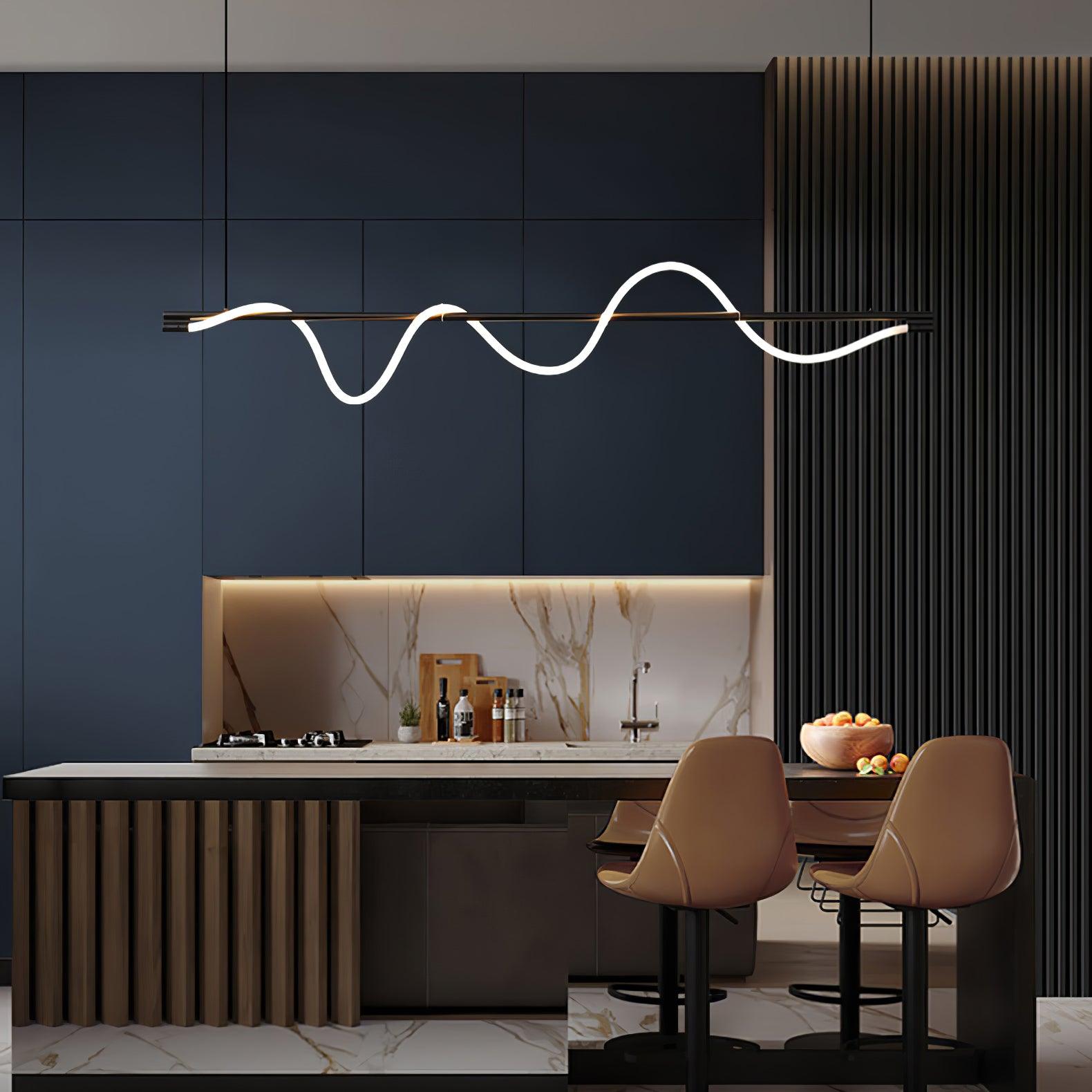 Pulse Minimalist Brass Pendant Lamp-Neutral Decor