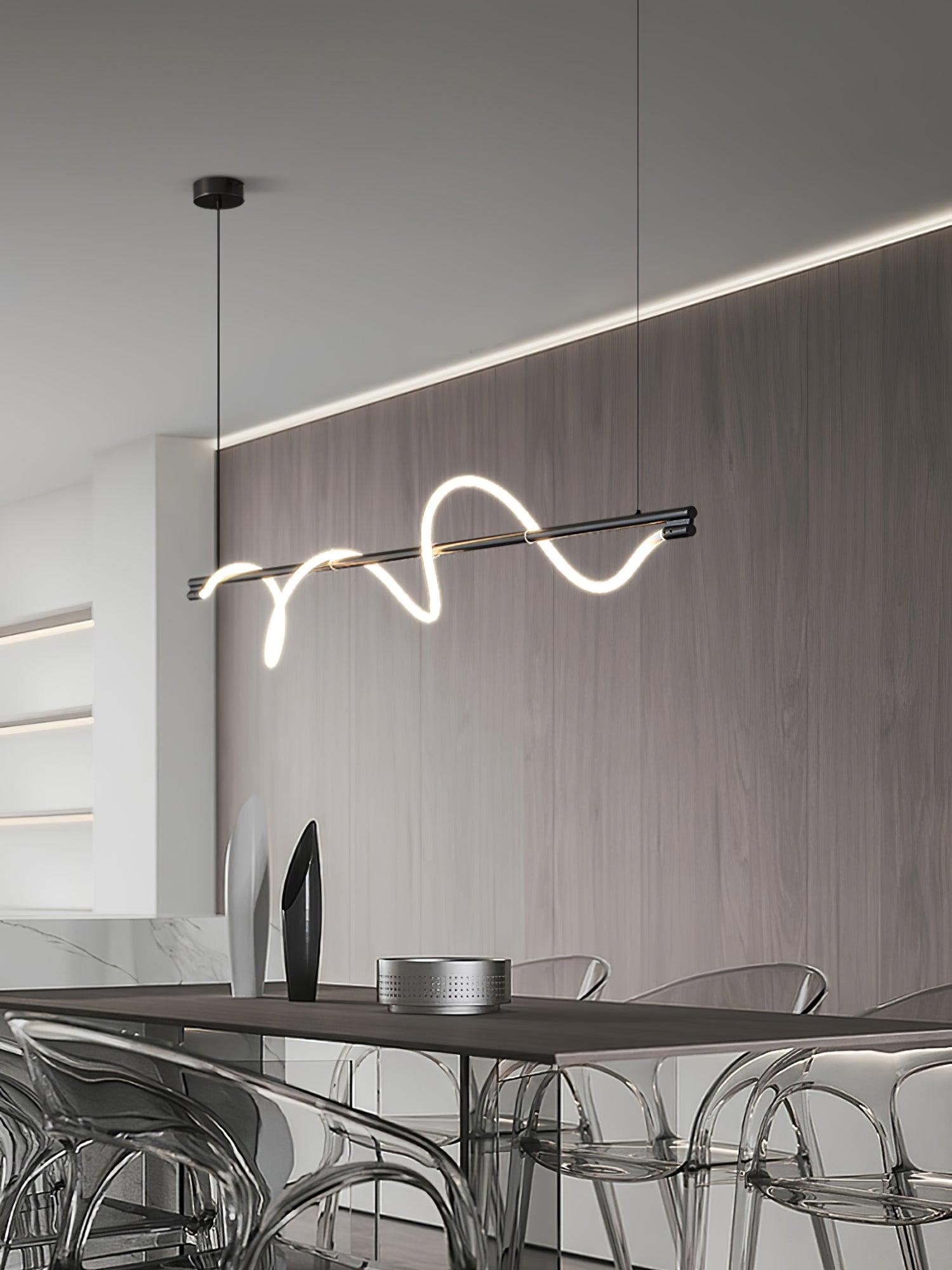 Pulse Minimalist Brass Pendant Lamp-Neutral Decor