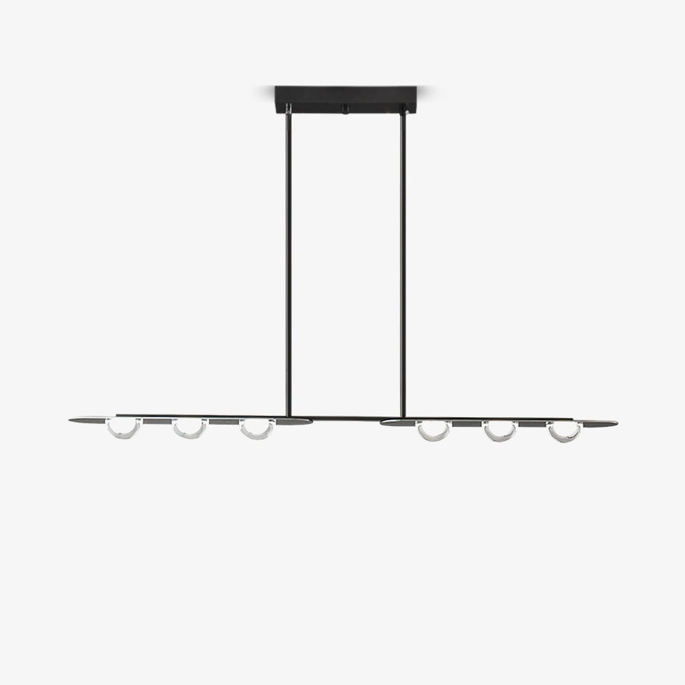 Aurora Pendant Lamp Linear Glass Minimalist-Neutral Decor