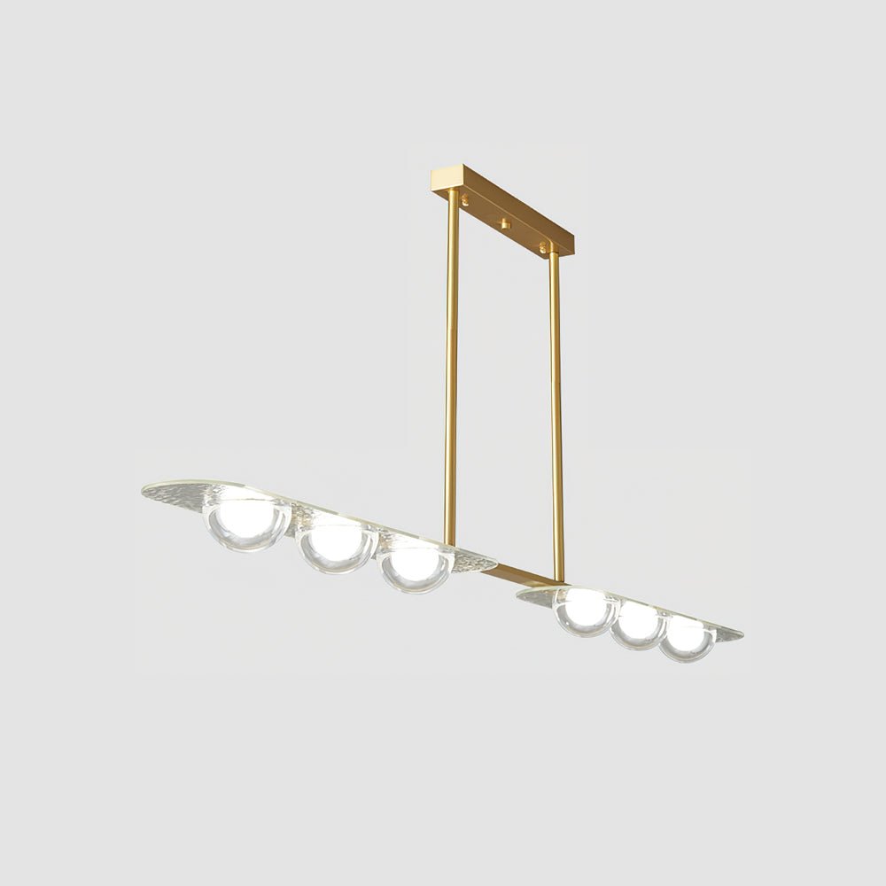 Aurora Pendant Lamp Linear Glass Minimalist-Neutral Decor