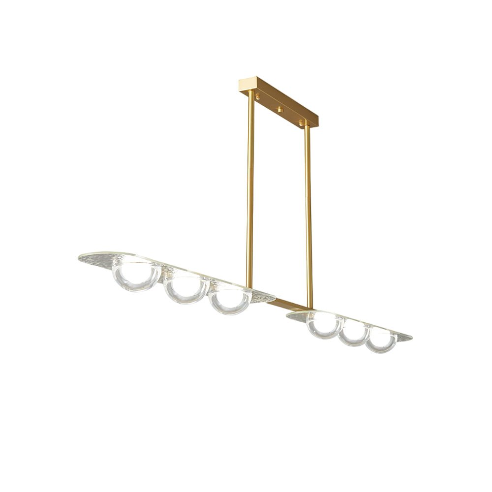 Aurora Pendant Lamp Linear Glass Minimalist-Neutral Decor